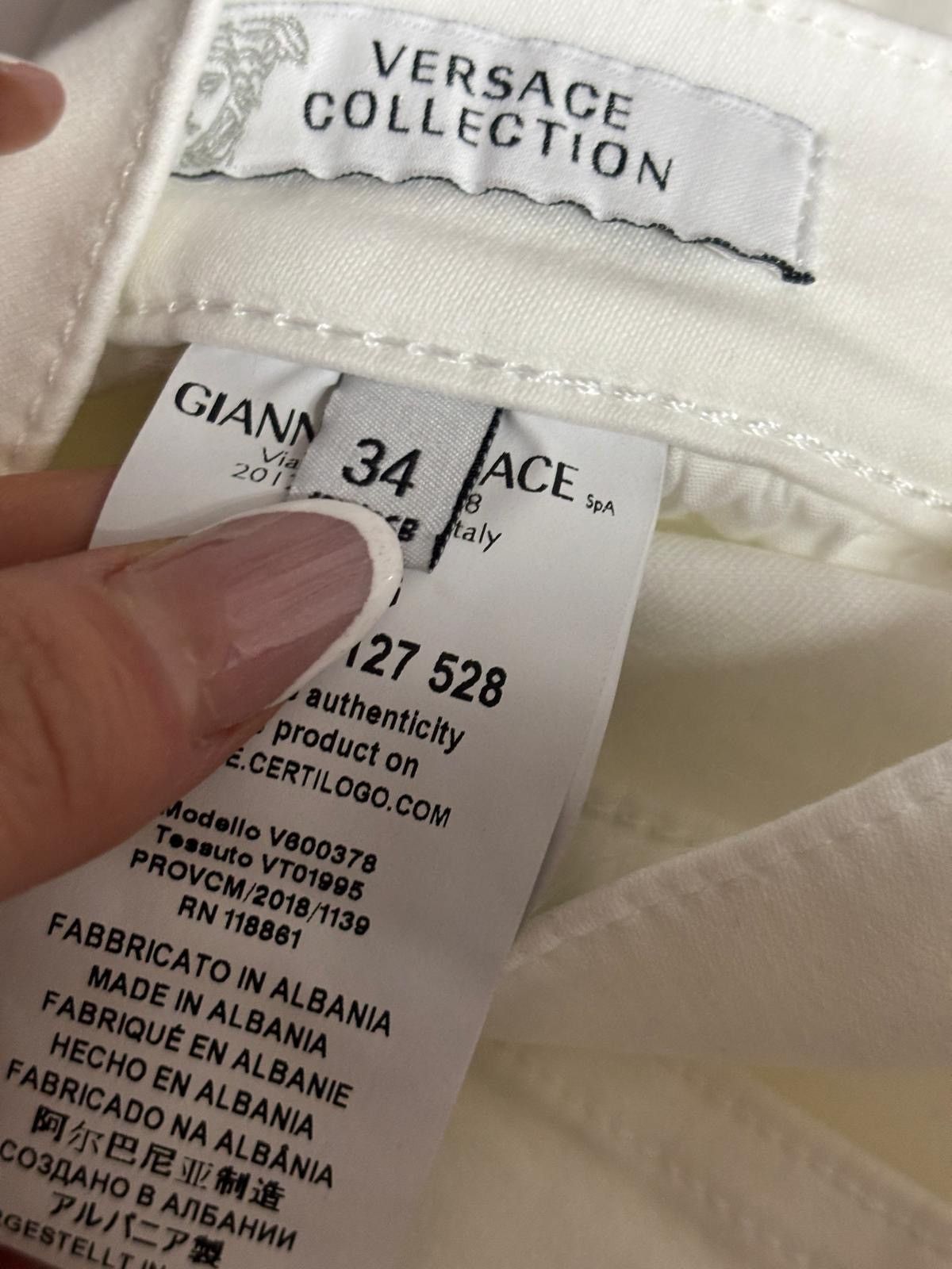 Versace Pant women Versace Collection size IT 48 Size 34" / US 12 / IT 48 - 5 Thumbnail