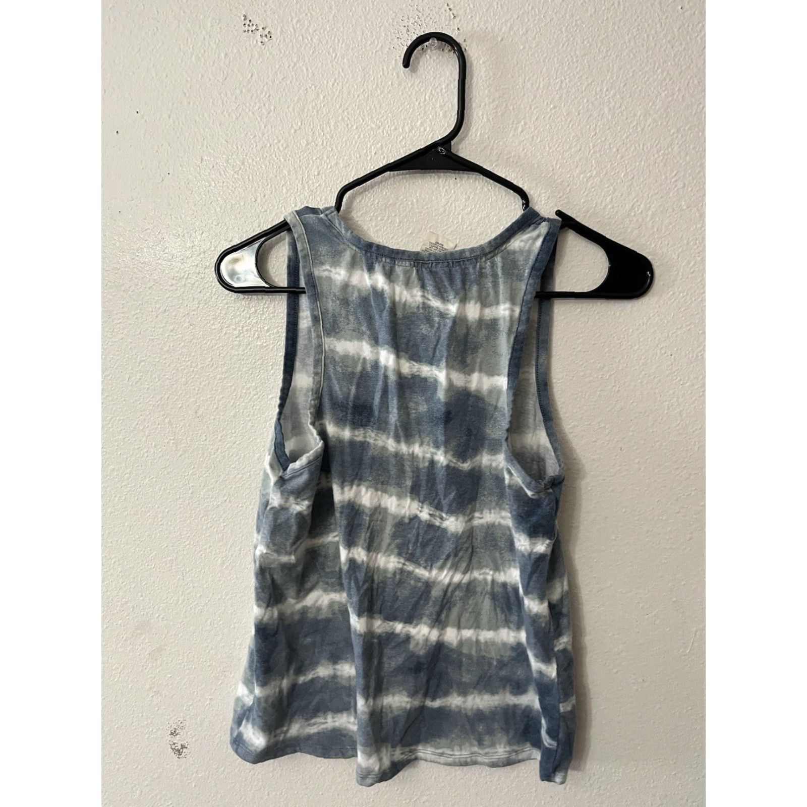 Lucky Brand Lucky Brand Sleep Shirt Sleeveless Adult Small Blue Tie Dye Lounge Womens S/S Stars Cotton Modal Tie-Dye Tank Tee Nightgown Size S / US 4 / IT 40 - 2 Thumbnail