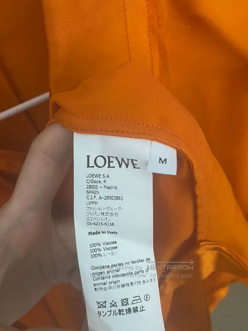 Loewe Loewe Bright orange shirt Size M / US 6-8 / IT 42-44 - 6 Thumbnail