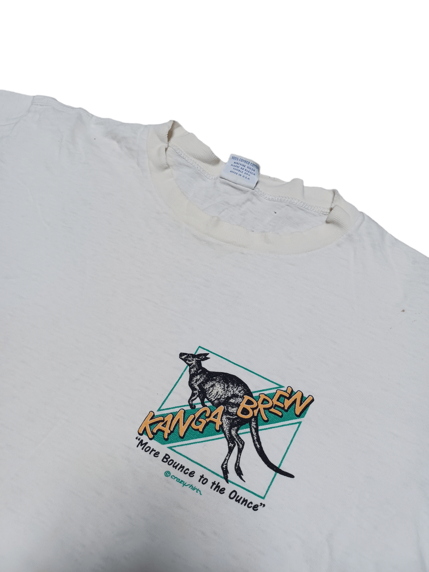 Other VINTAGE CRAZY SHIRTS KANGA BREW HAWAII BEER 90S TEE Size US L / EU 52-54 / 3 - 4 Thumbnail