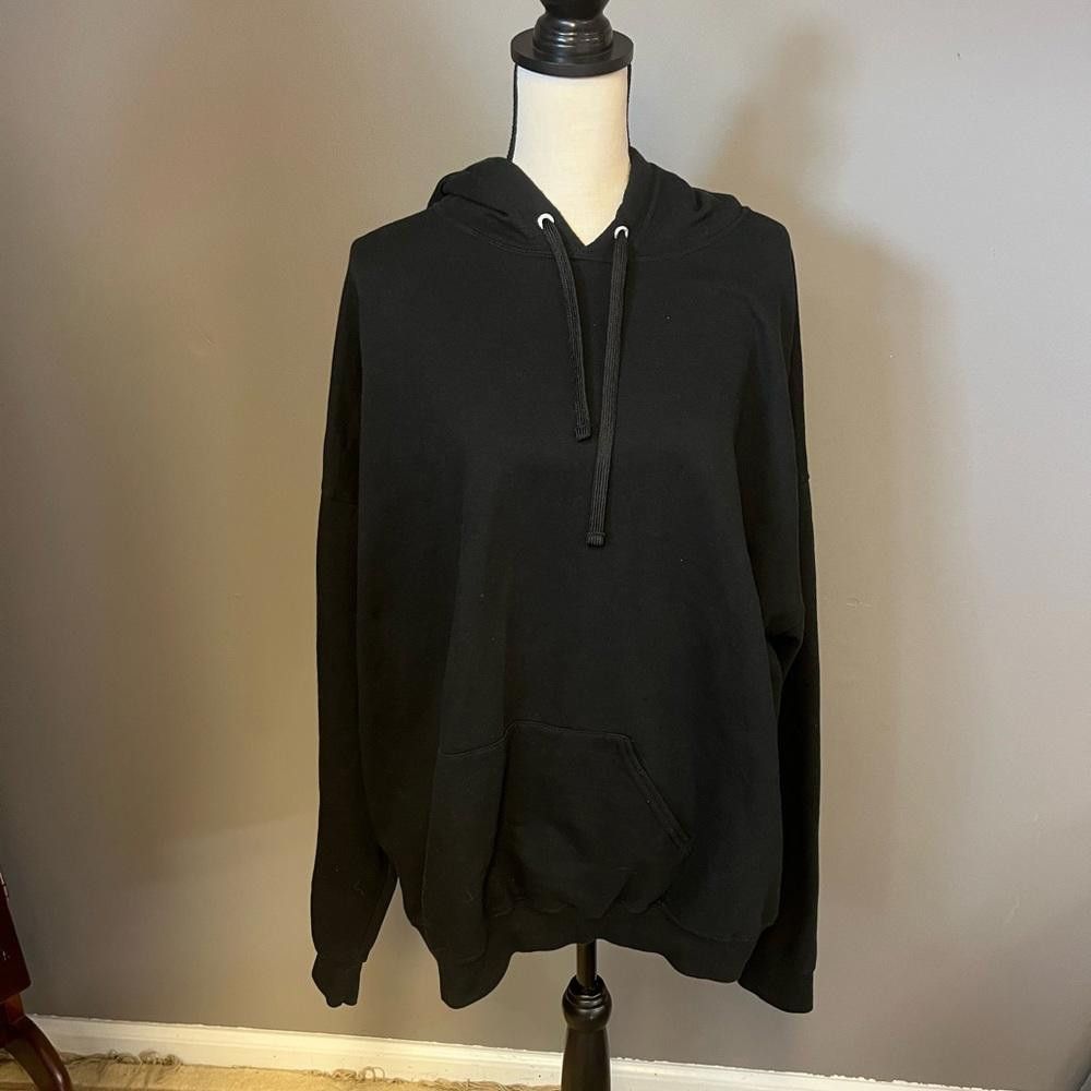 Athletic Works Athletic 3XL black hoodie sweatshirt Size US XXL / EU 58 / 5 - 1 Thumbnail