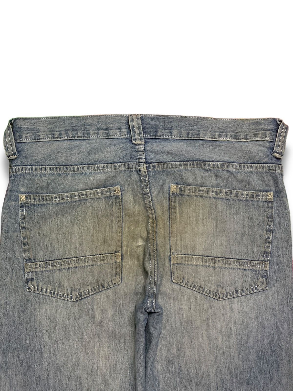 Japanese Brand Vintage Japanese Brand Faded Distressed Baggy Jeans Size US 34 / EU 50 - 8 Thumbnail