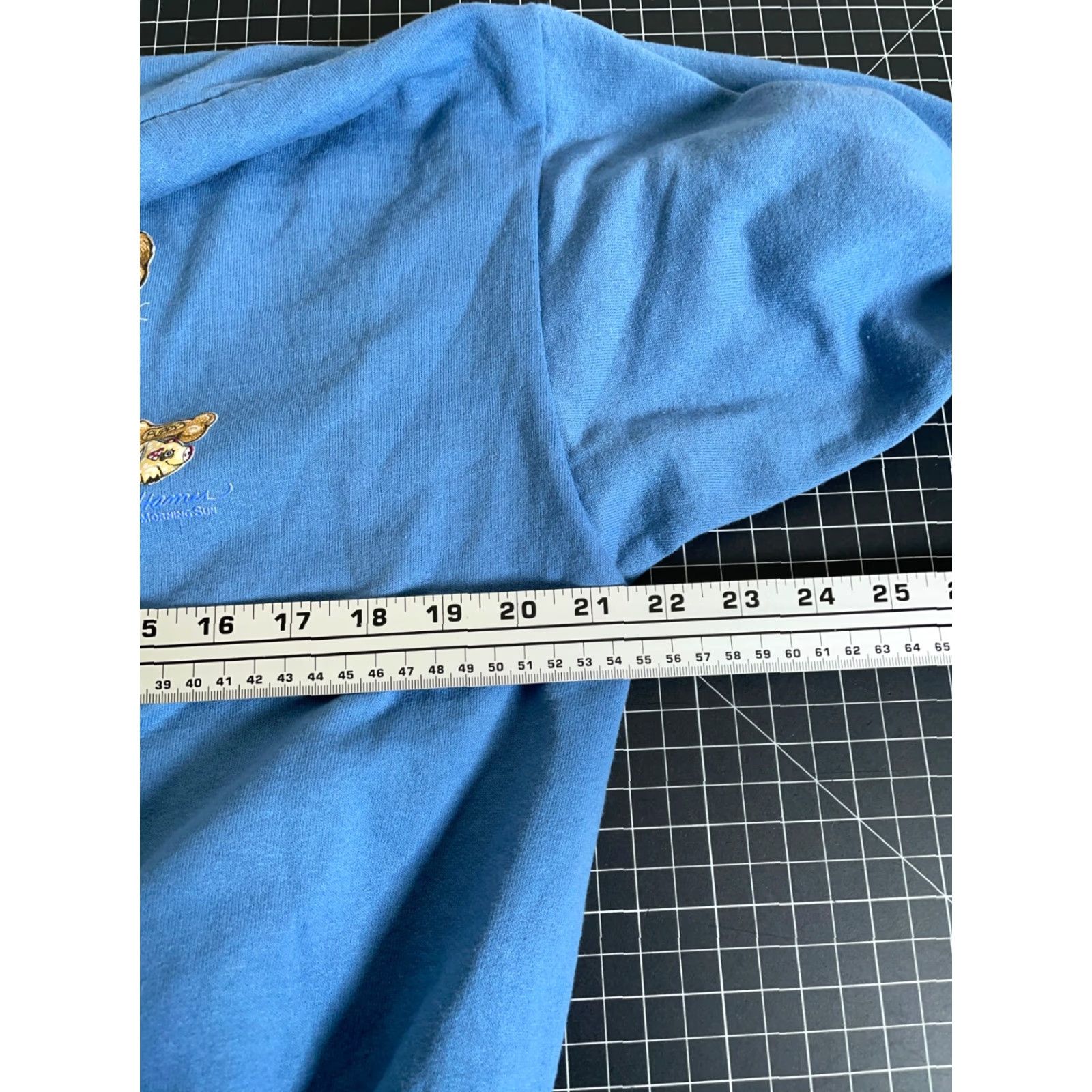 Vintage VINTAGE Morning Sun Sweatshirt Cat Dog Graphic Got Kibbles? Blue Light Mock Neck Pullover Raglan Sleeve Petite Medium Women's Size M / US 6-8 / IT 42-44 - 6 Thumbnail