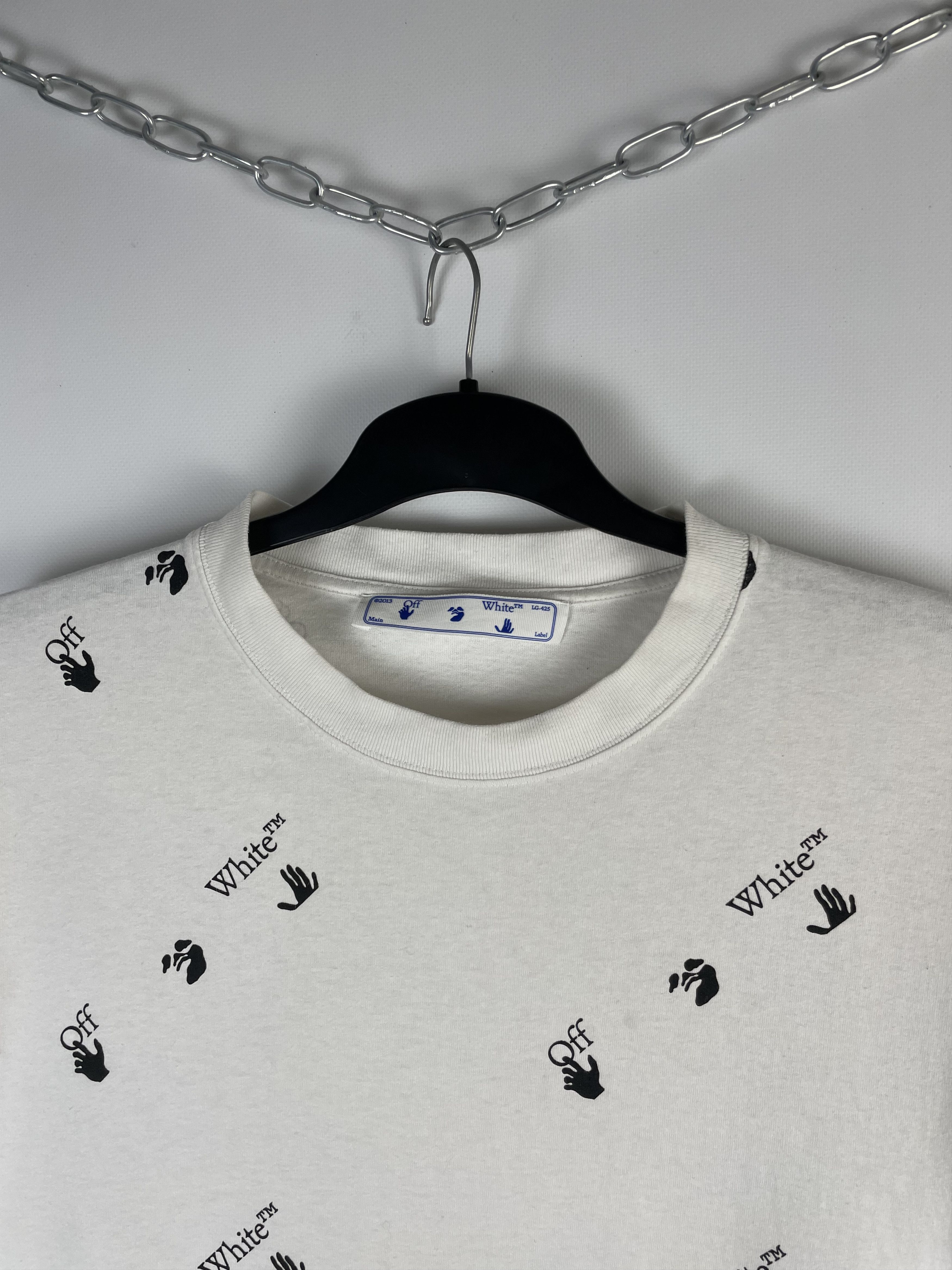 Off-White Off-white Monogram Tee Size US L / EU 52-54 / 3 - 4 Thumbnail