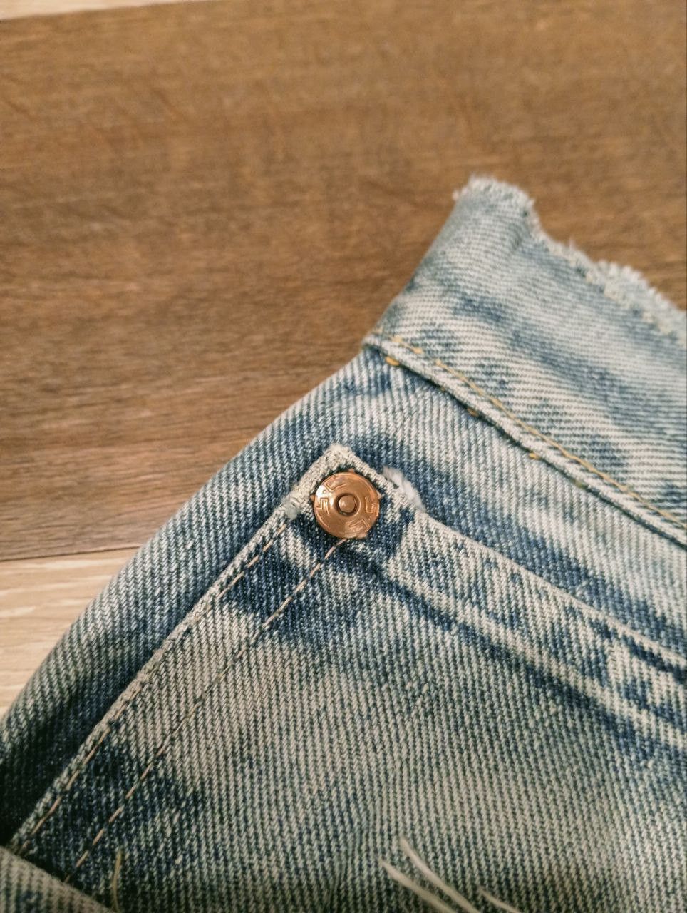 Sugar Cane VINTAGE SUGAR CANE SELVEDGE DISTRESSED JEANS Size US 30 / EU 46 - 7 Thumbnail