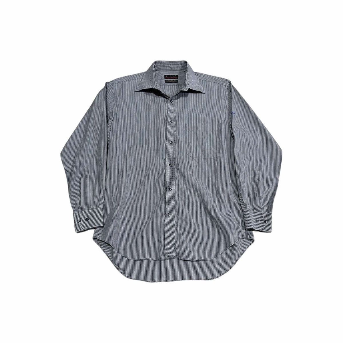 Japanese Brand × Kansai Yamamoto × Yohji Yamamoto 🔥Vintage Sissy By Kansai Yamamoto Striped Shirt Buttons Up Size US L / EU 52-54 / 3 - 1 Thumbnail