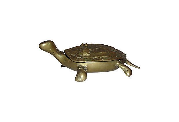Designer Brass Turtle Dish Size ONE SIZE - 1 Thumbnail