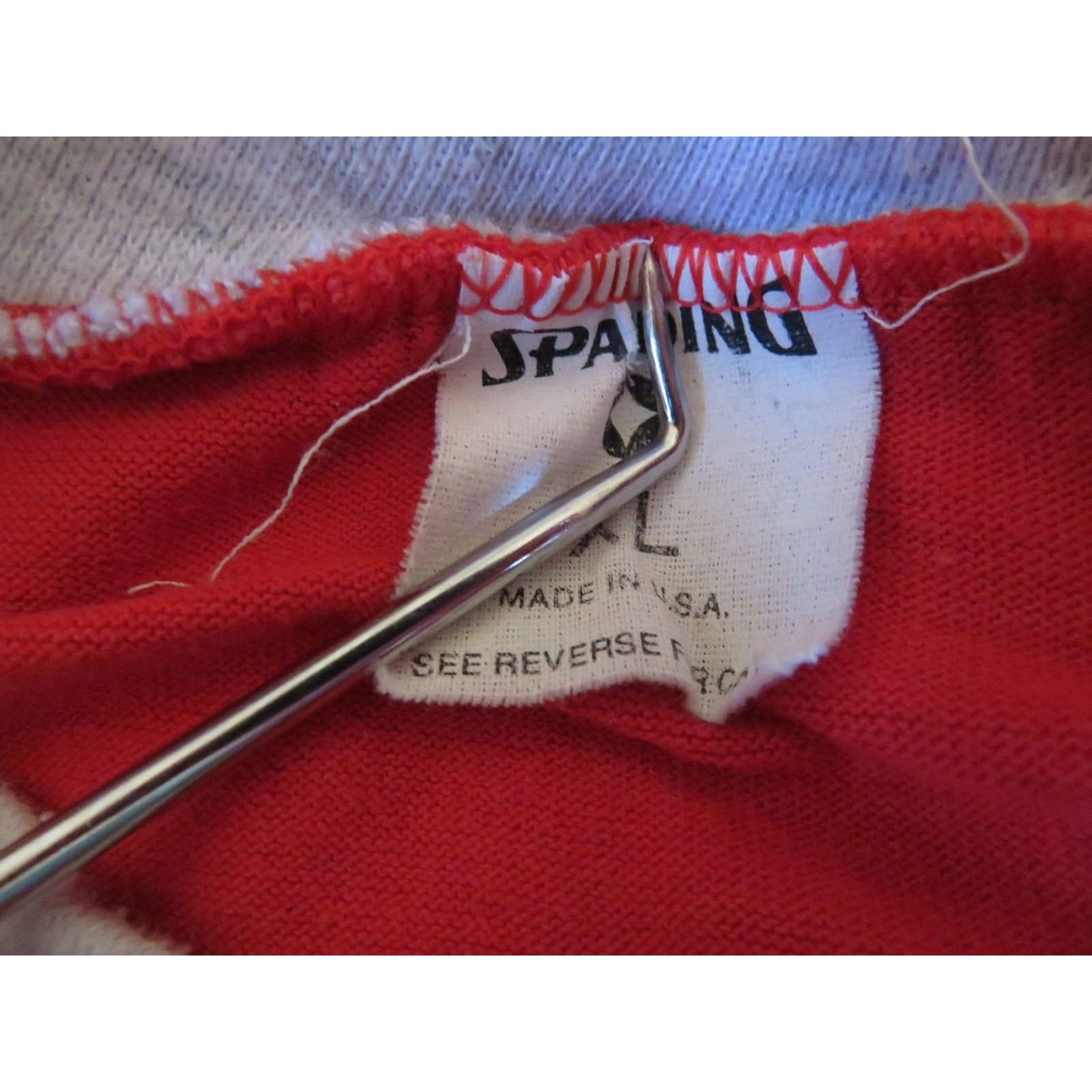 Spalding Spalding T-Shirt, Maximum Impact Runners, Red Sz XL 1990s Size US XL / EU 56 / 4 - 4 Thumbnail