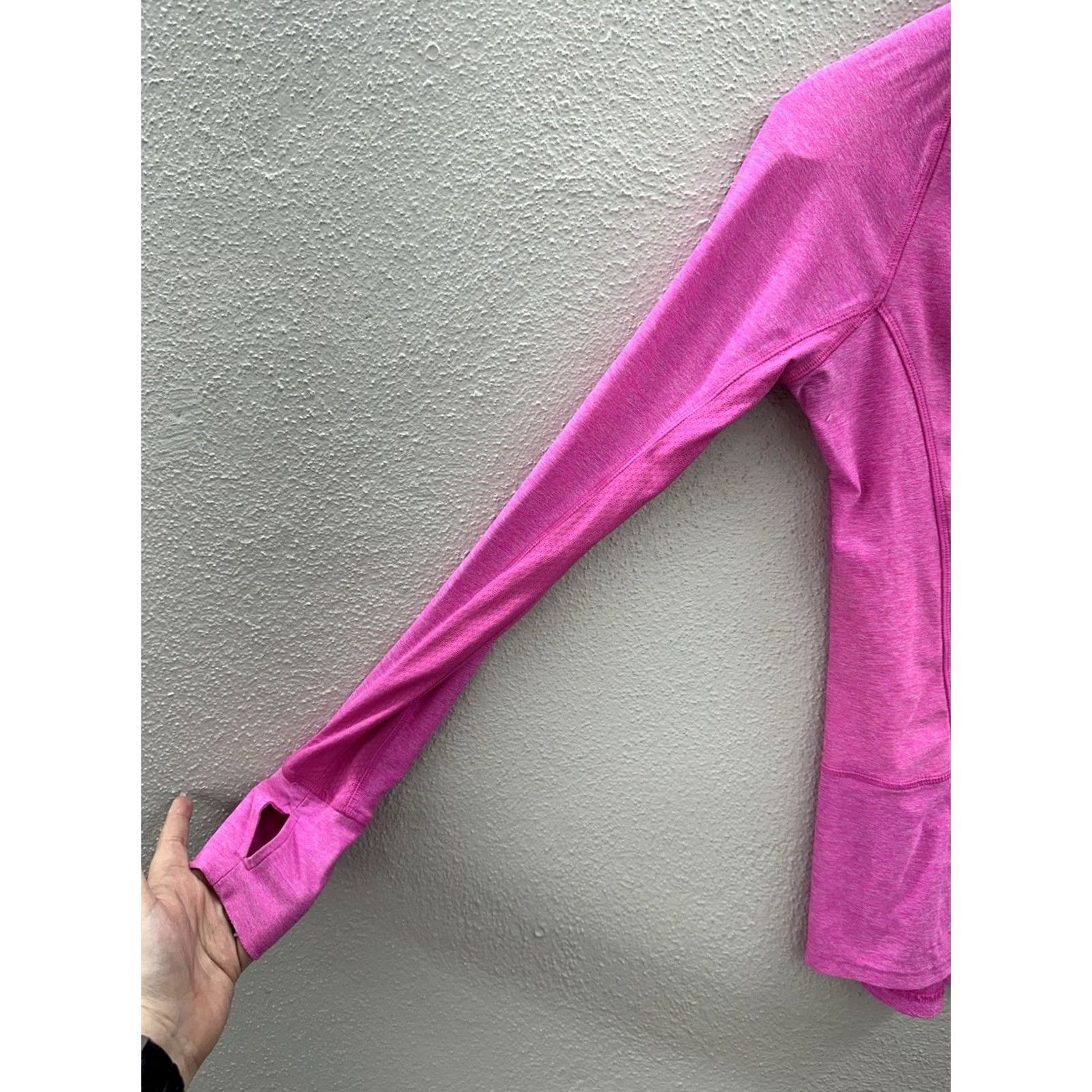 Champion Champion Womens Shirt XS Pink 1/4 Zip Long Sleeve Athletic Size XS / US 0-2 / IT 36-38 - 3 Thumbnail