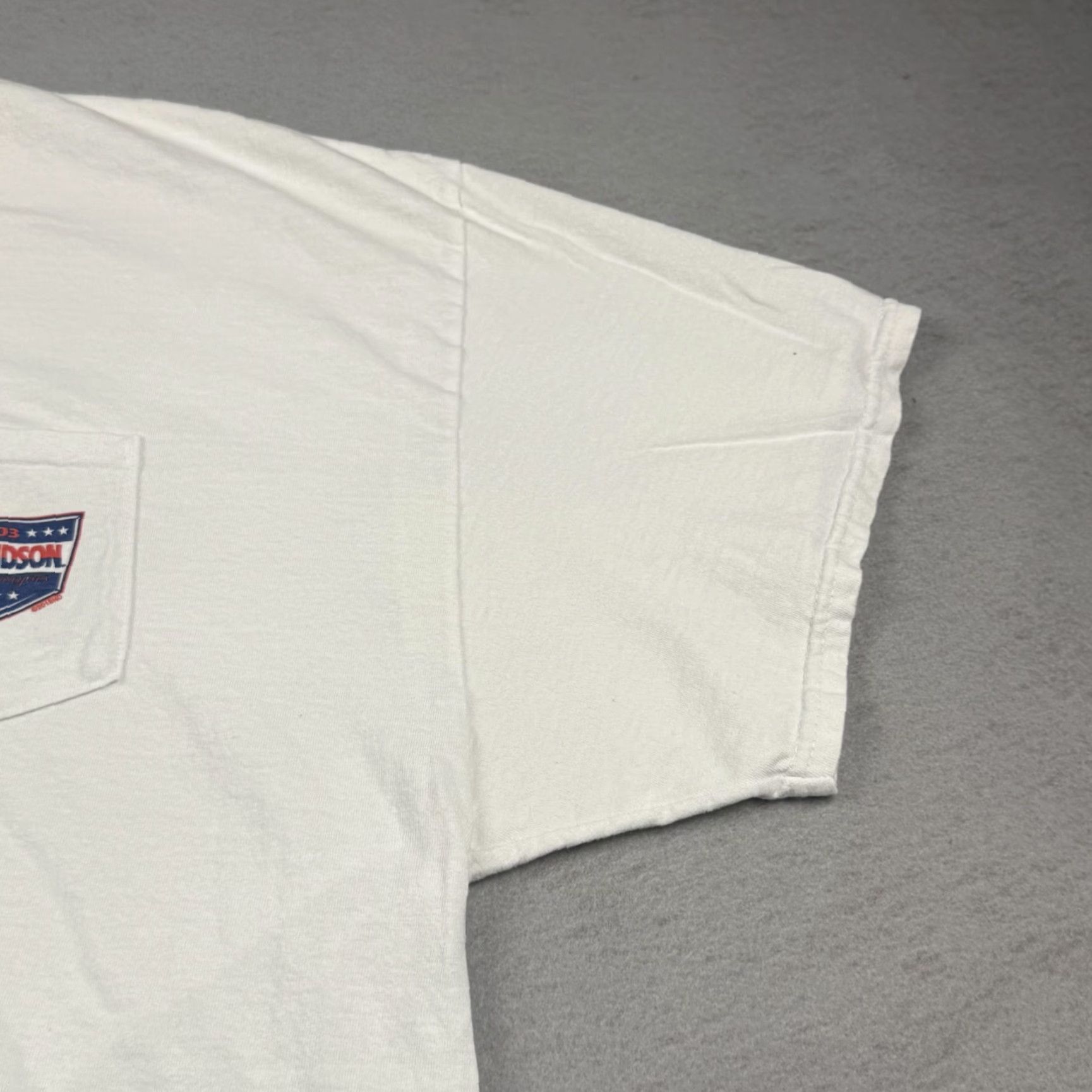 Harley Davidson Harley-Davidson Shirt Mens XL White Pocket Tee Crew Neck Graphic Print El Paso Barnett Size US XL / EU 56 / 4 - 4 Thumbnail