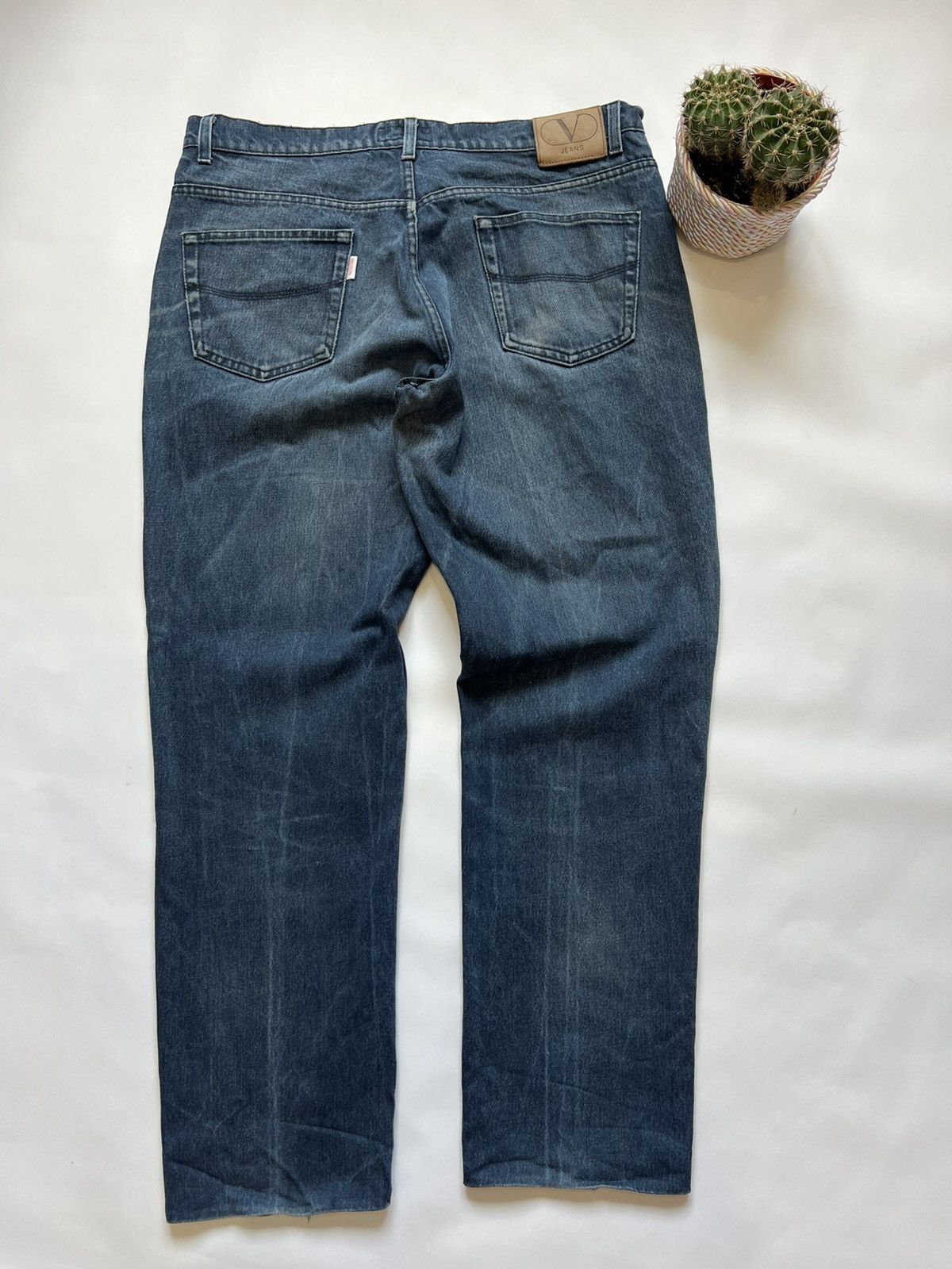 Valentino Vintage Valentino Jeans Denim Pants Straight Baggy Y2K 90s Size US 38 / EU 54 - 1 Thumbnail
