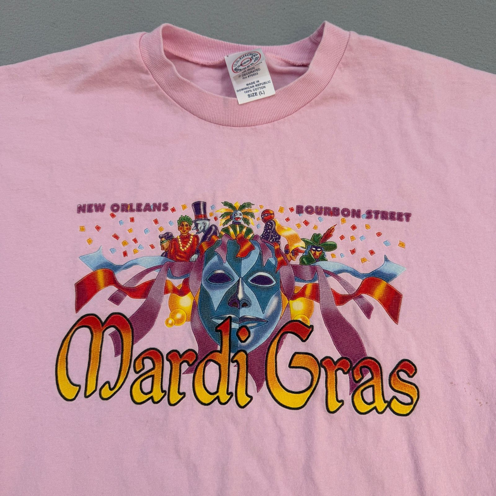 Vintage Vintage New Orleans Bourbon Street Mardi Gras Shirt Large Size US L / EU 52-54 / 3 - 3 Thumbnail