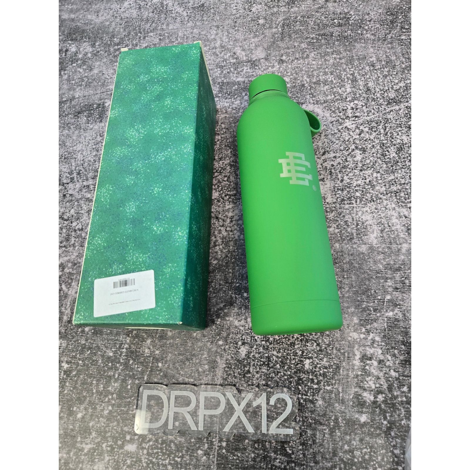 Eric Emanuel EE Green Unreleased Water Tumbler NIB Authentic