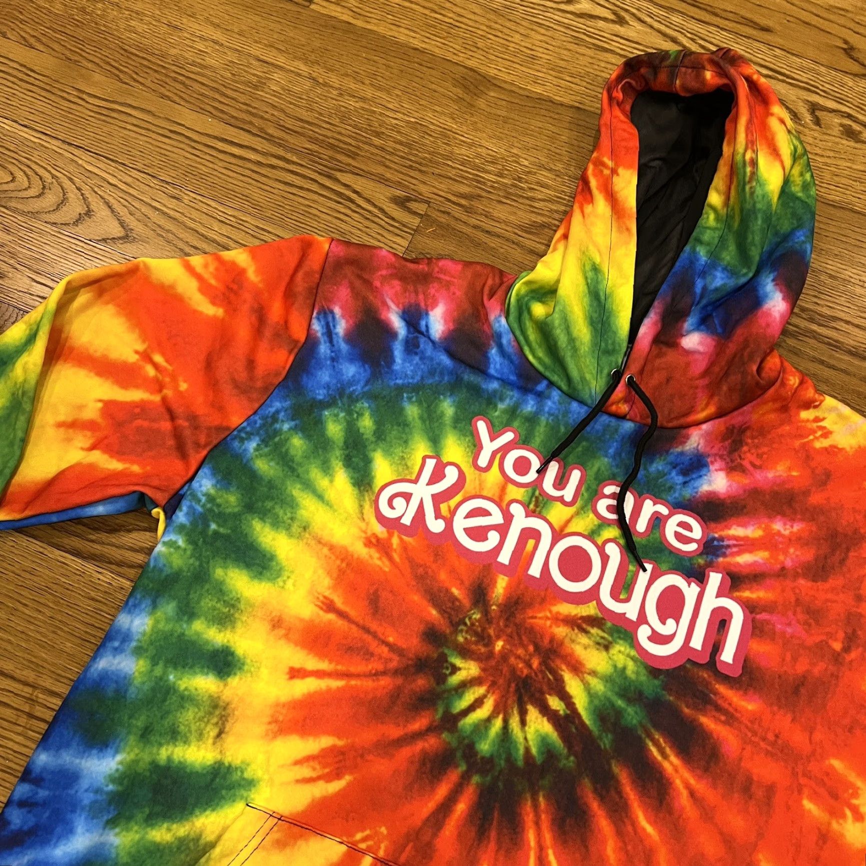 Vintage You Are Kenough Barbie Movie Hoodie Sweatshirt Large Tie Dye Size US L / EU 52-54 / 3 - 3 Thumbnail
