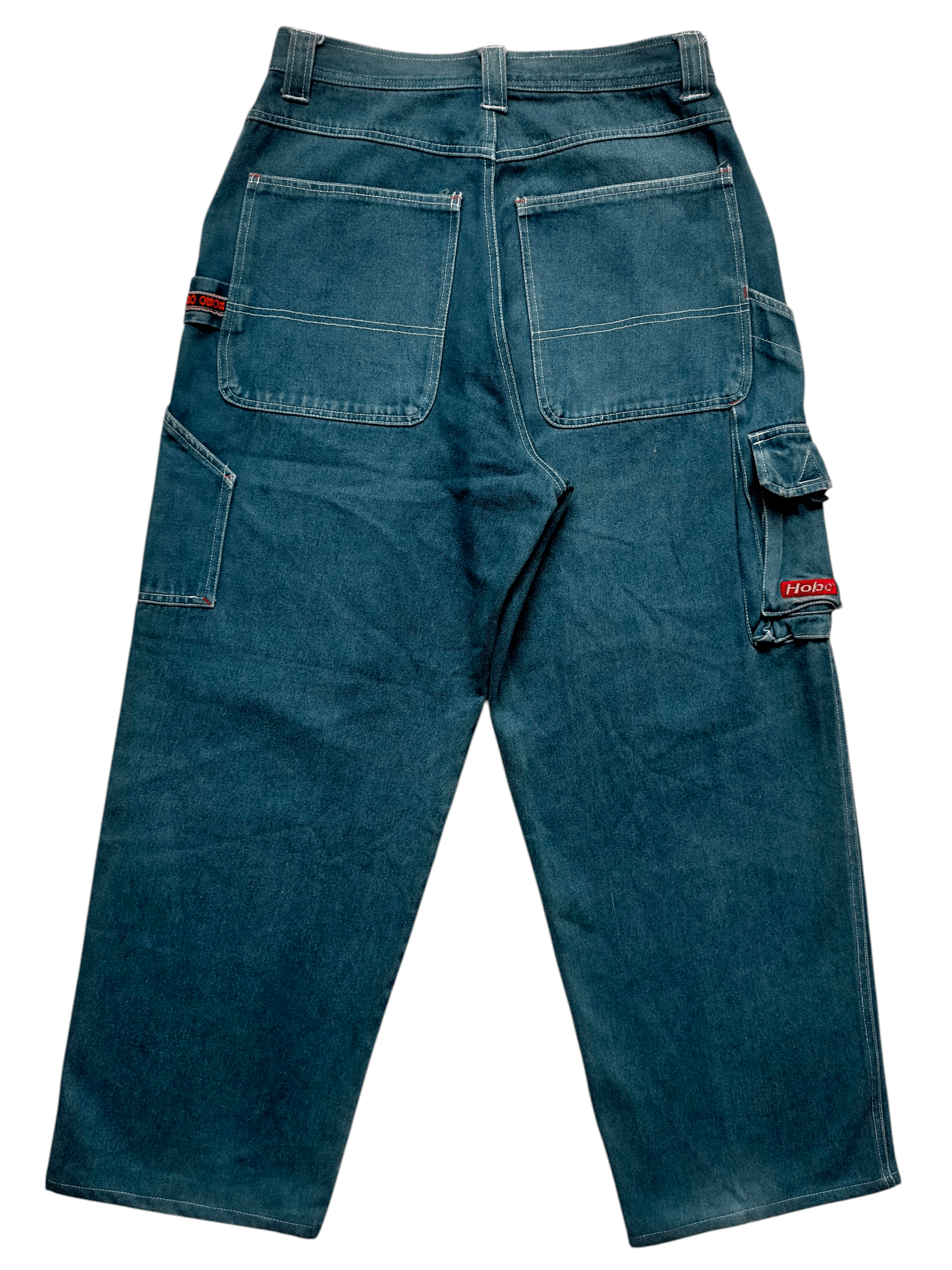 Hobo Hobo Carpenter embroidered Baggy Cargo Hip hop Jeans Size US 32 / EU 48 - 3 Thumbnail