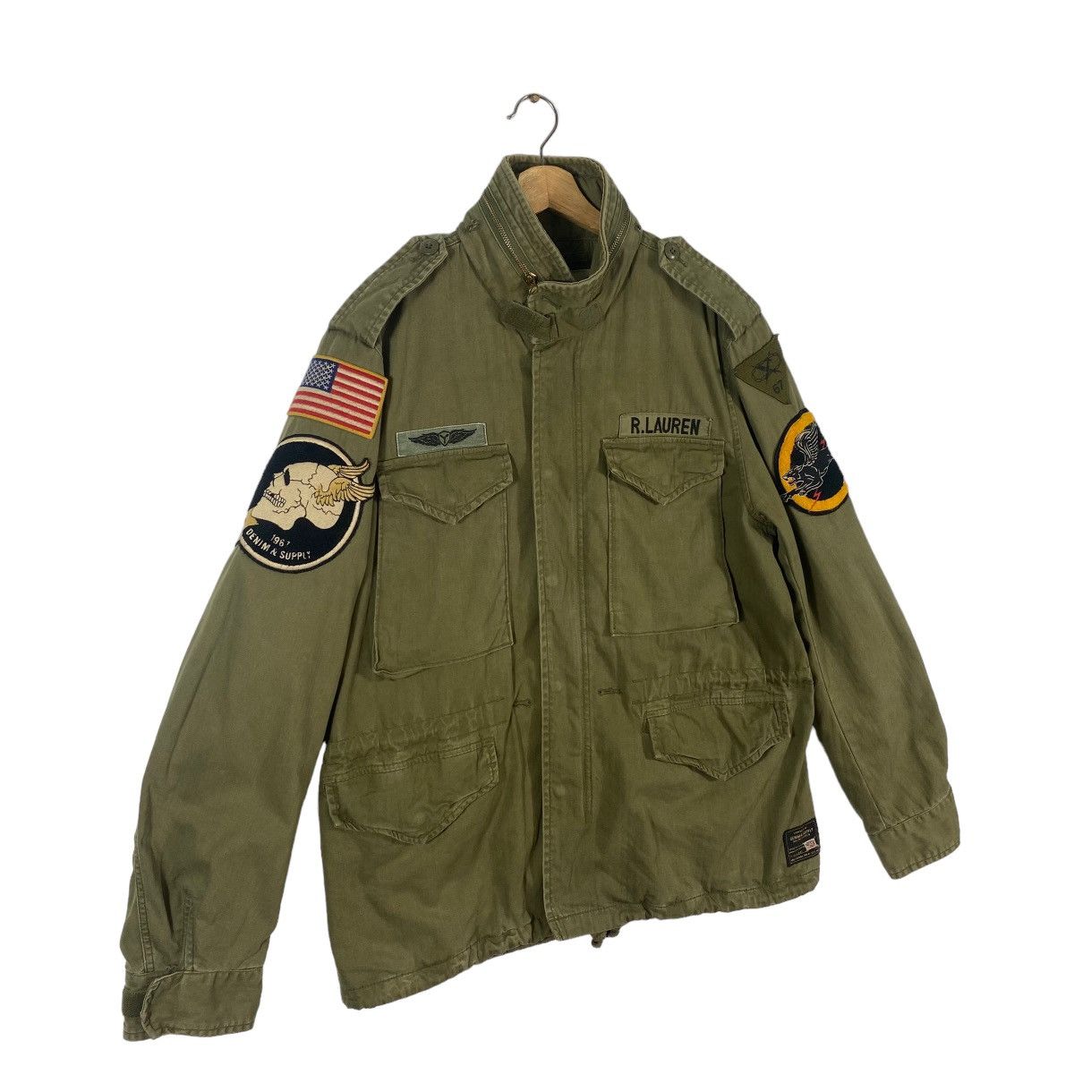 denim&supply ralph lauren ミリタリージャケット Vintage Denim & Supply Ralph Lauren Field Jacket