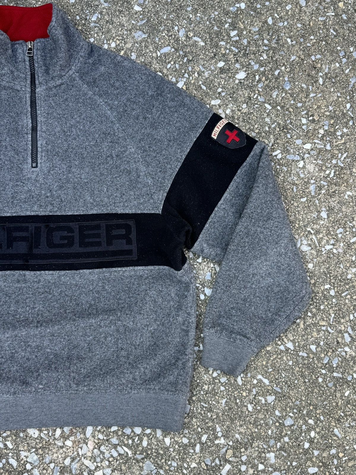 Tommy Hilfiger TOMMY SPELL OUT HALF ZIP !! Size US S / EU 44-46 / 1 - 3 Thumbnail