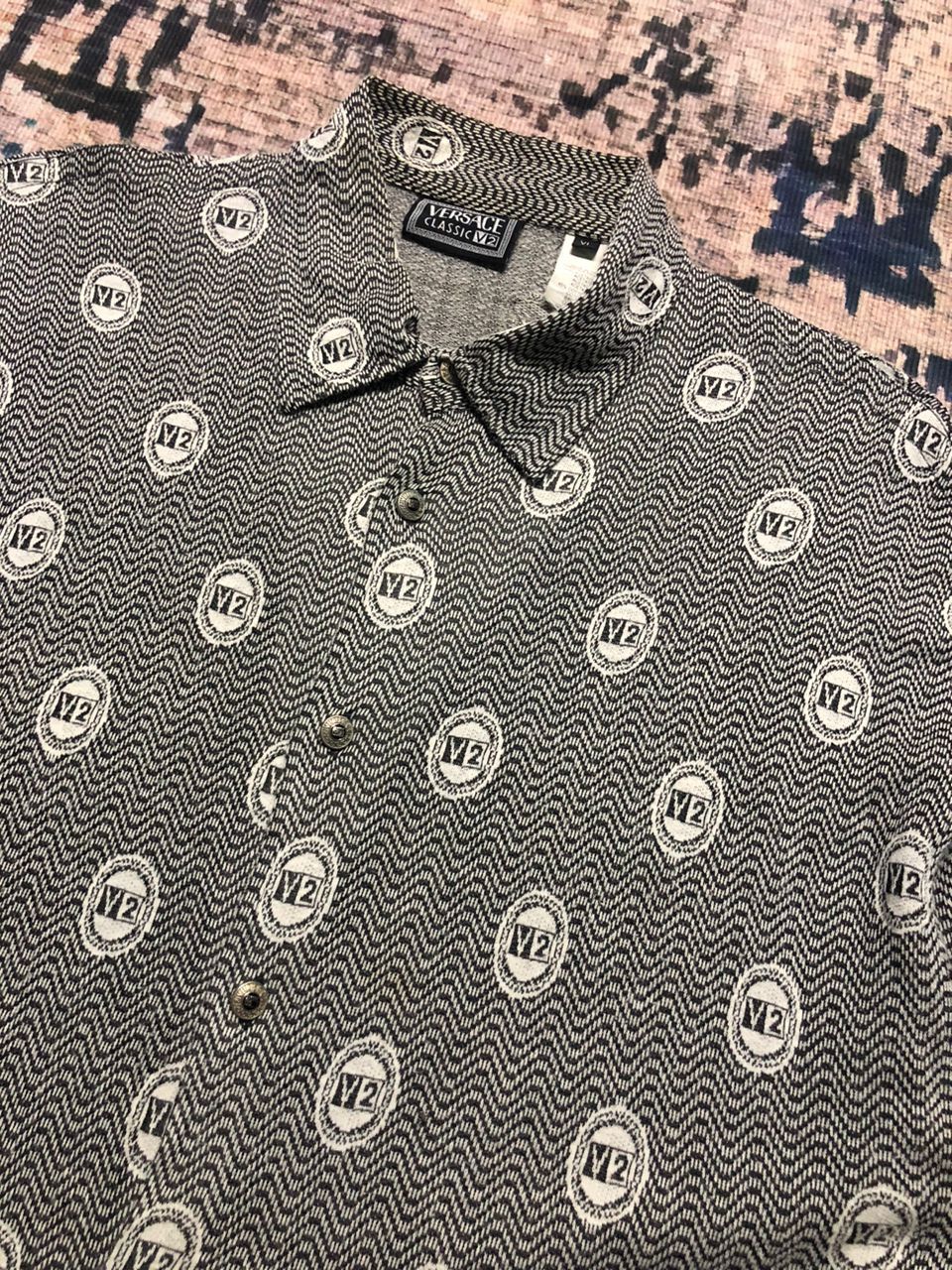 Versace Versace Classic V2 Long Sleeve Button Down Shirt Size US L / EU 52-54 / 3 - 4 Thumbnail
