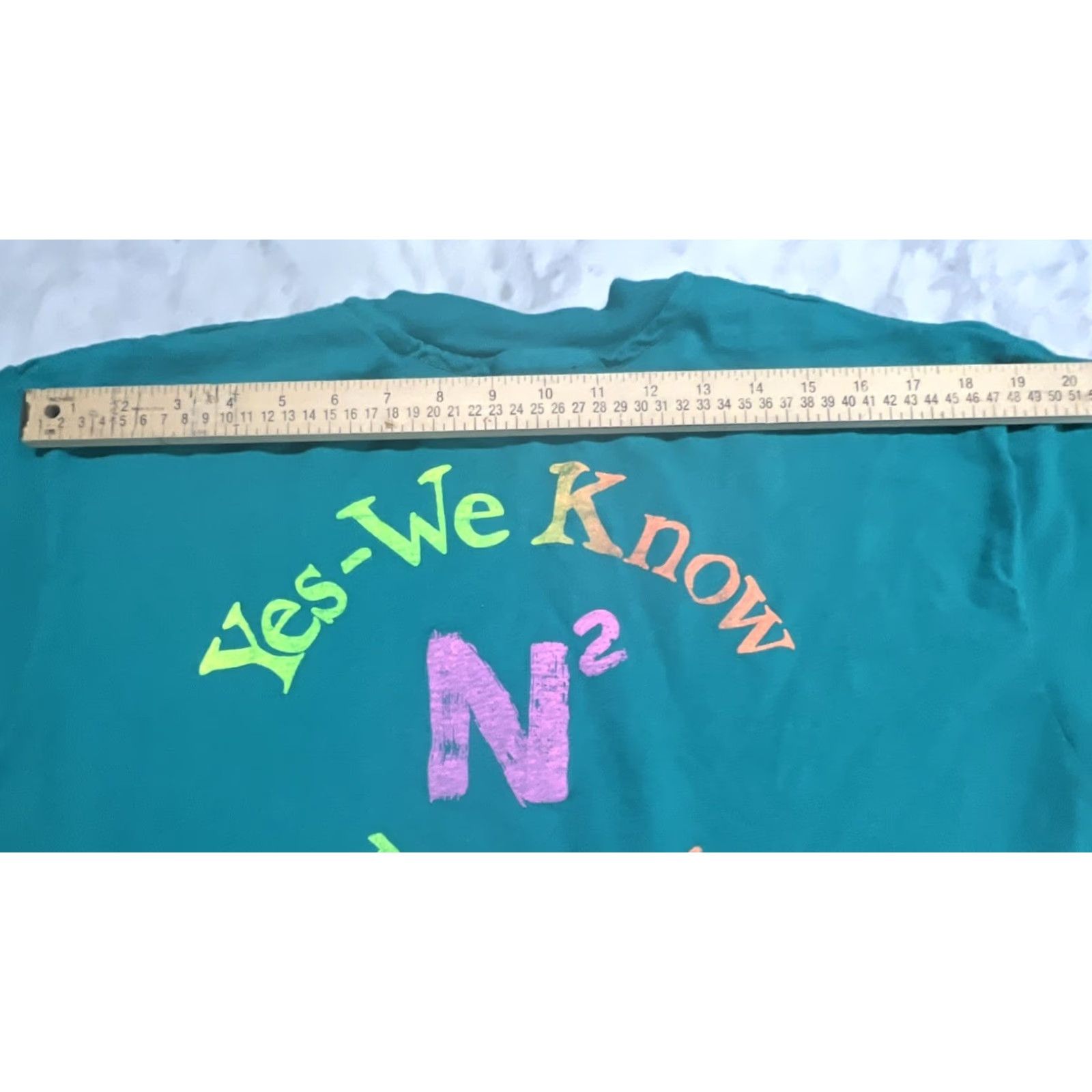 Hanes VINTAGE Cal Poly Float Club Yes- We Know Nothing Single Stitch Green T Shirt XL Mens Size US XL / EU 56 / 4 - 4 Thumbnail