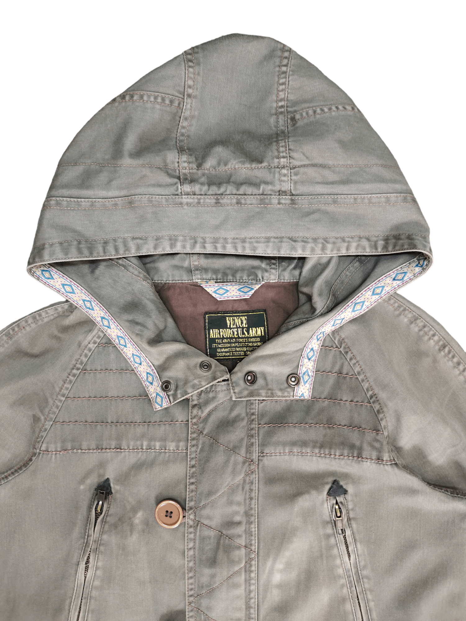 If Six Was Nine Vence Air Force U.S Army Og Parka Jacket Size US L / EU 52-54 / 3 - 3 Thumbnail
