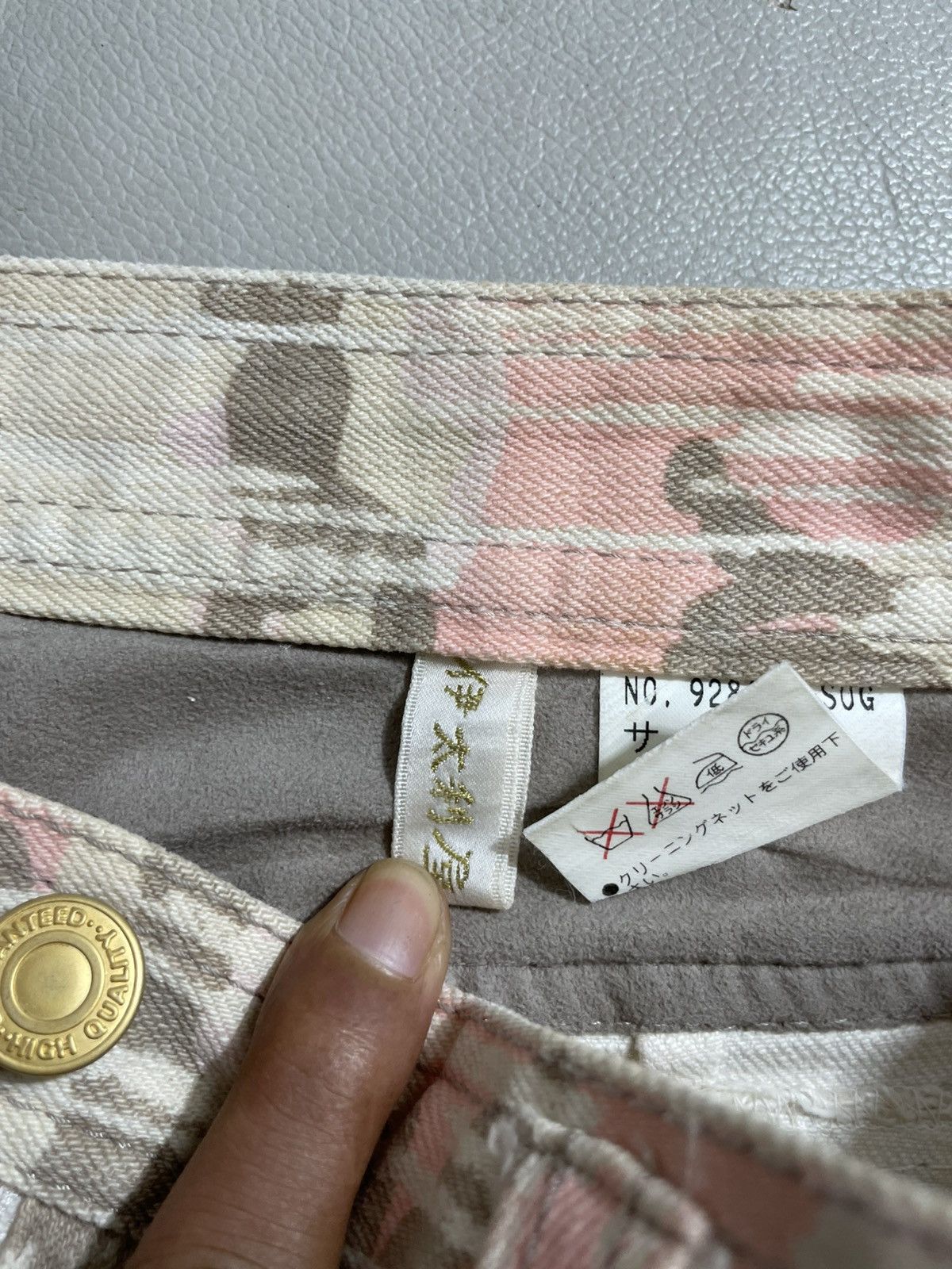 Japanese Brand Japan flared camo jeans pocket Size US 29 - 5 Thumbnail