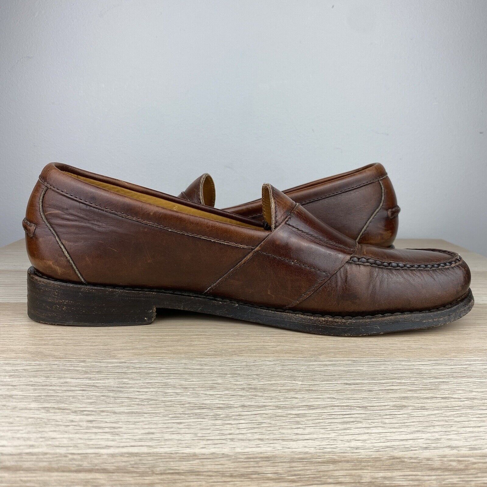 Polo Ralph Lauren Vintage Polo Ralph Lauren Stadium Crest Penny Loafers 11.5D Size US 11.5 / EU 44-45 - 8 Thumbnail