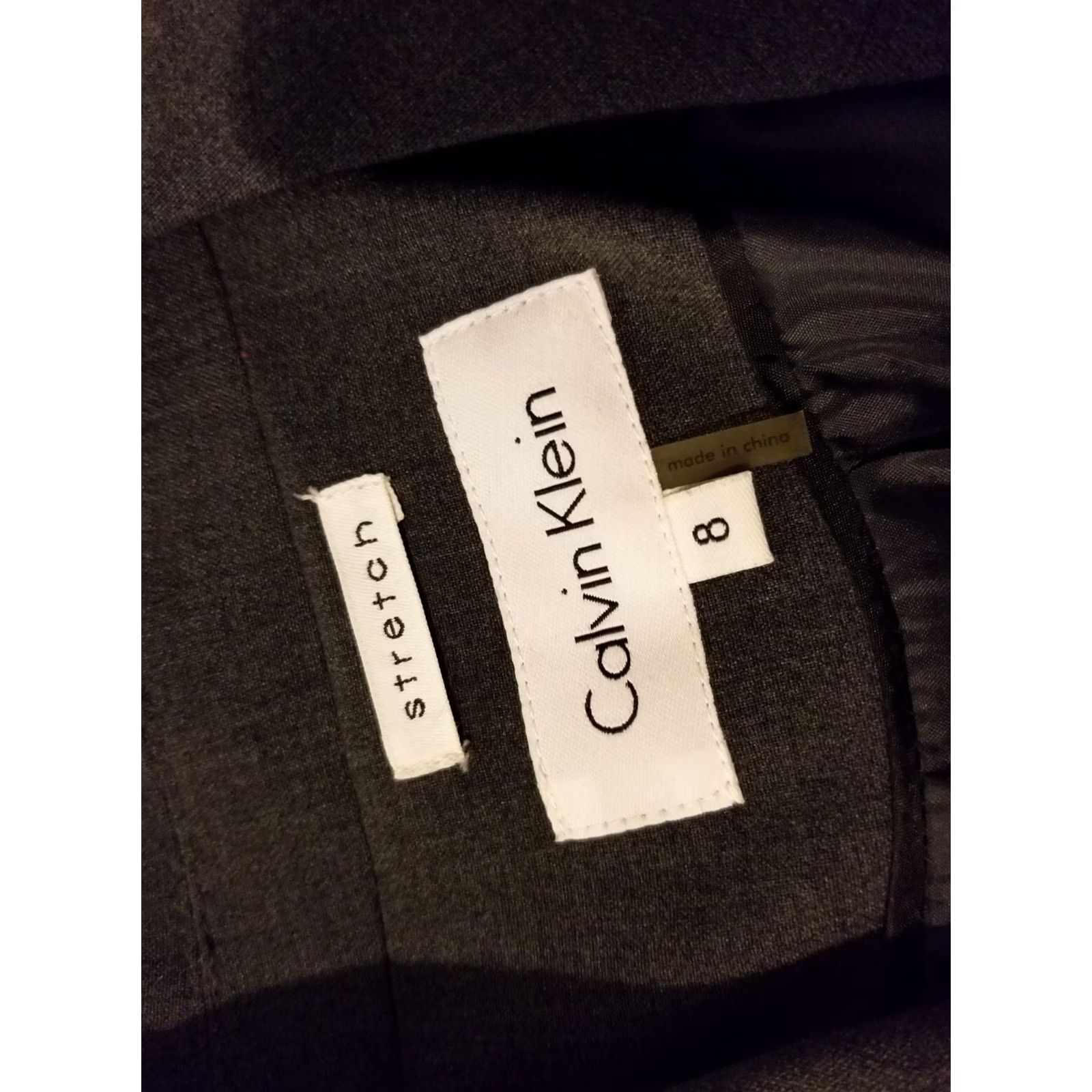 Calvin Klein Womens Blazer Calvin Klein 8 Grey Gray Jacket Size M / US 6-8 / IT 42-44 - 3 Thumbnail