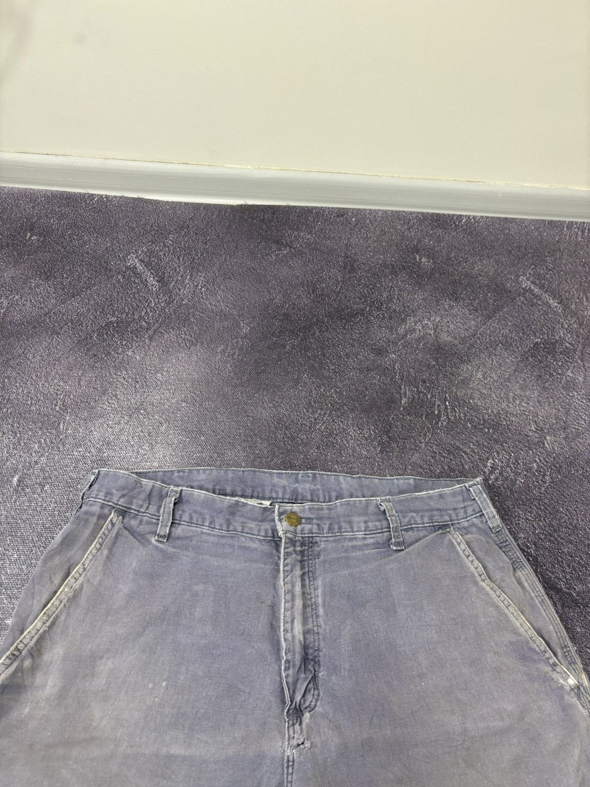 Carhartt Vintage 90s Carhartt Gray Work Hype Baggy Shorts Jorts Size US 36 / EU 52 - 11 Thumbnail