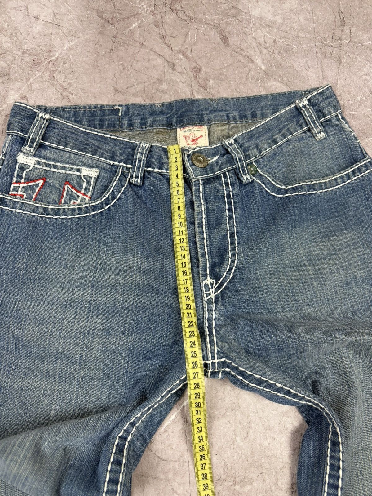 True Religion Vintage True Religion Billy Big T Denim Baggy Jeans Y2K Size US 34 / EU 50 - 14 Thumbnail