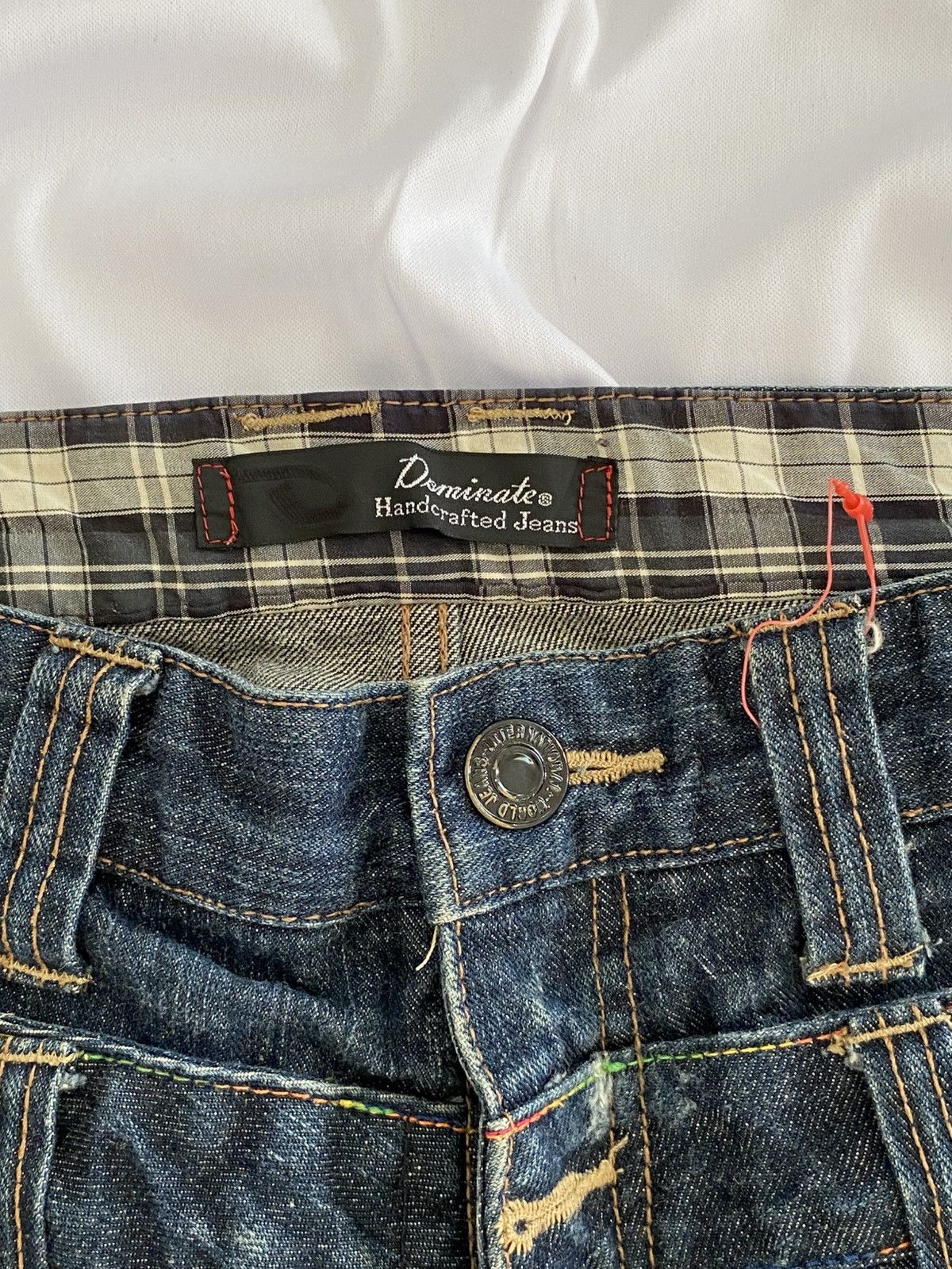 Japanese Brand × Le Grande Bleu (L.G.B.) double waist dominate jeans pant grunge style y2k Size US 31 - 4 Thumbnail