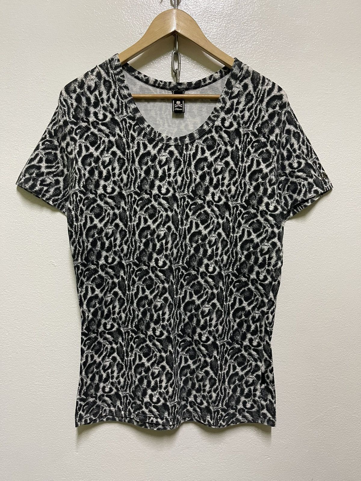 image of Roen Leopard Print T Shirt, Women's (Size Medium)
