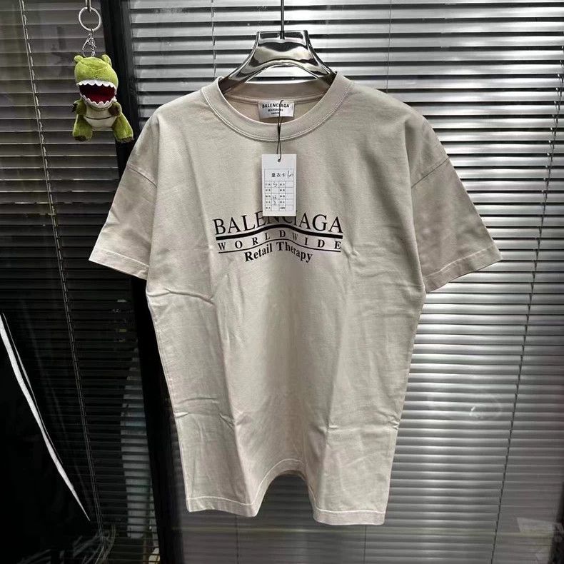 BALENCIAGA Retail therapy Tシャツ Balenciaga Retail Therapy T-Shirt Medium Fit 'Black Yellow
