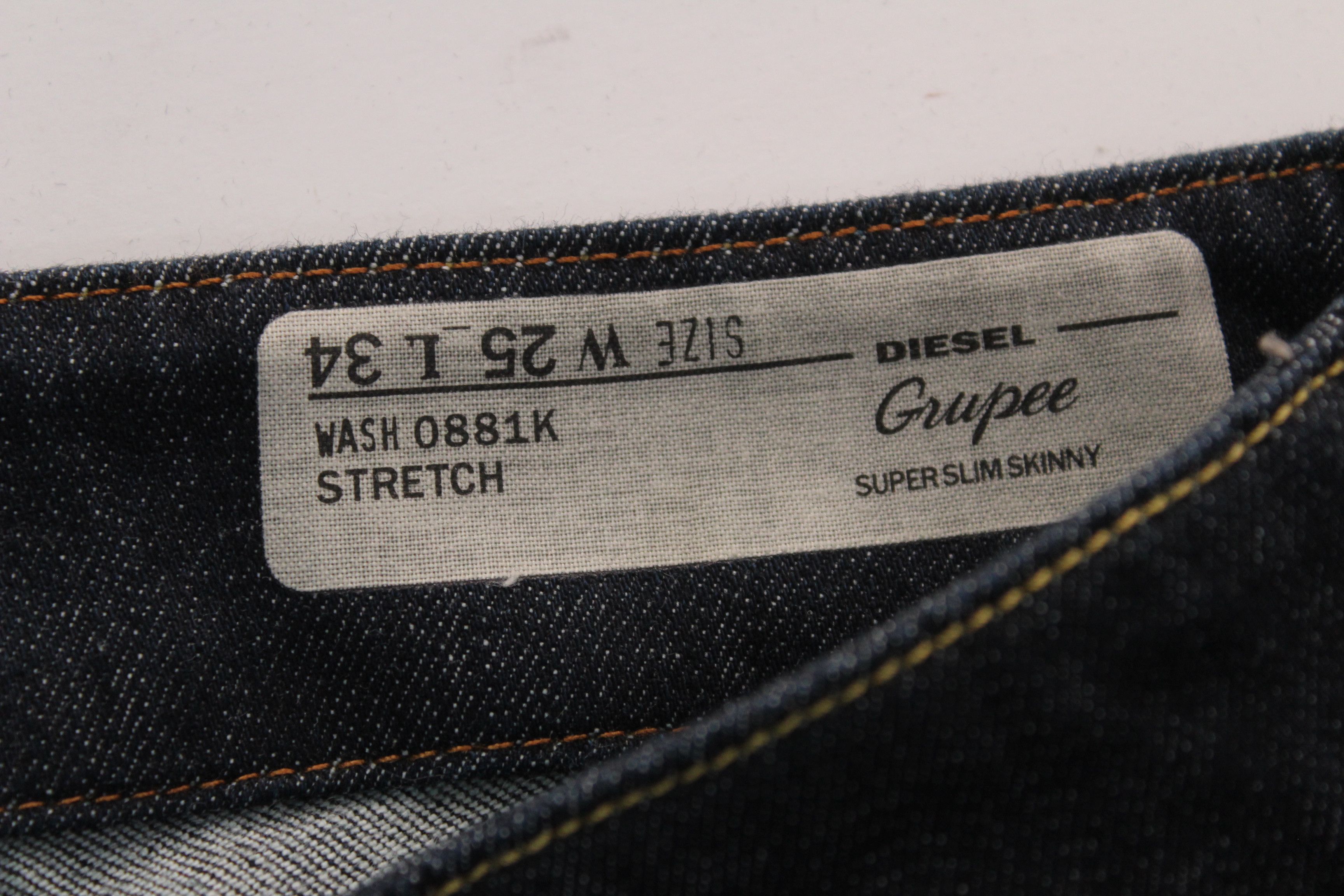 Diesel Diesel Jeans Womens Size 25/34 Новые Оригинал Size 25" / US 0 / IT 36 - 9 Thumbnail