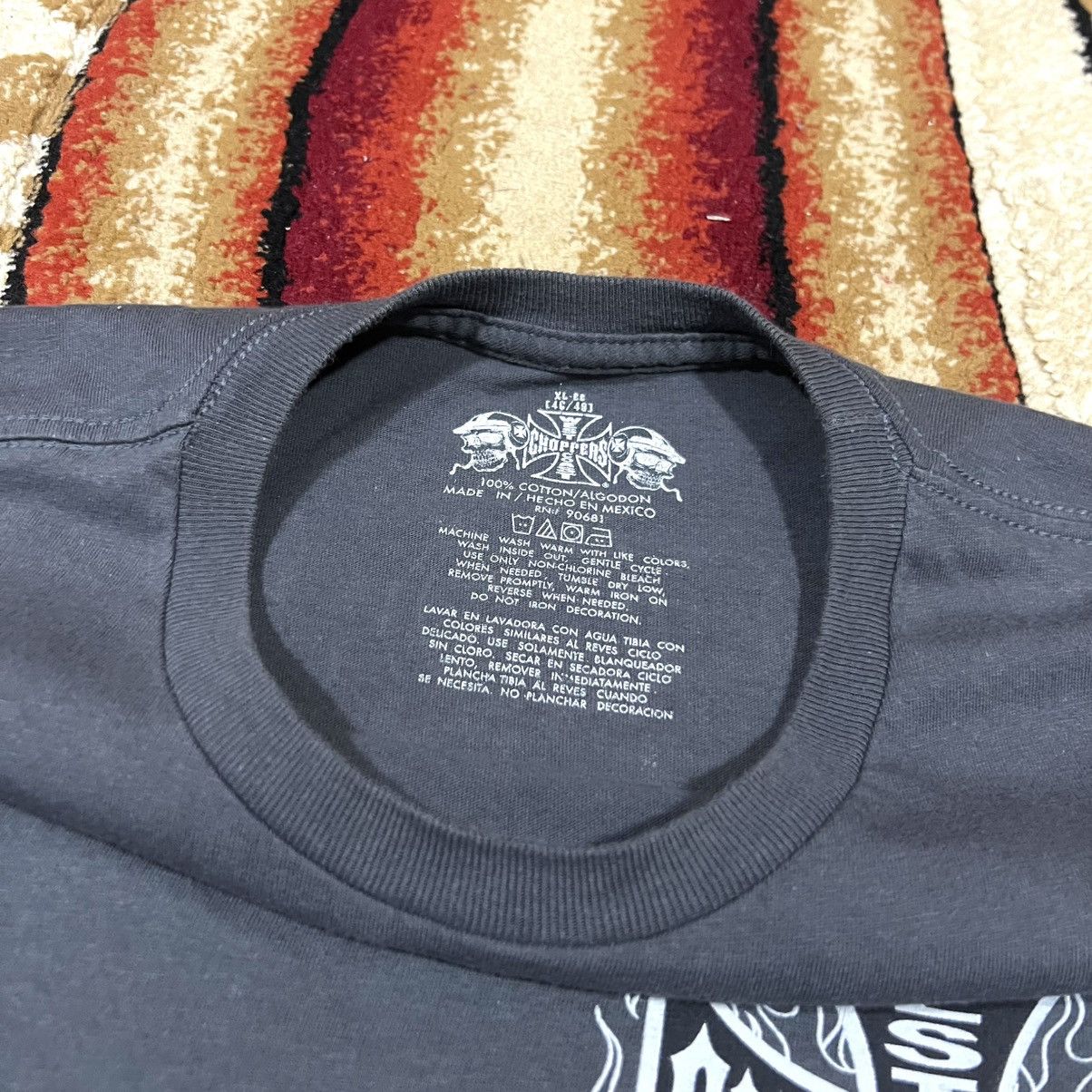 West Coast Choppers Vintage West Coast Choppers Rare T Shirt Size US XL / EU 56 / 4 - 5 Thumbnail