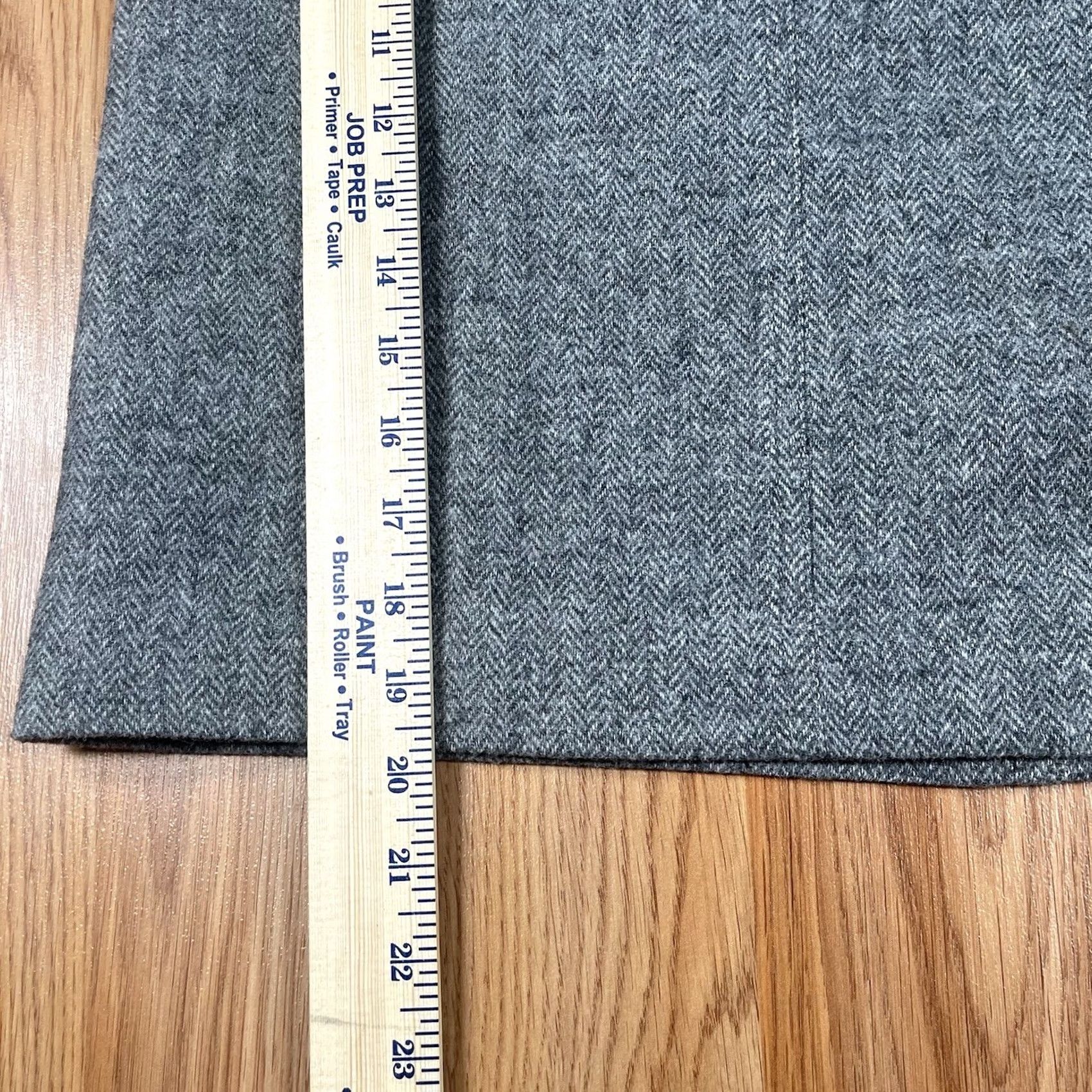 Talbots Talbots Womens Size 2 Solid Gray Wool Blend Knee Length Lined Pencil -Vintage Condition Size 26" / US 2 / IT 38 - 7 Thumbnail