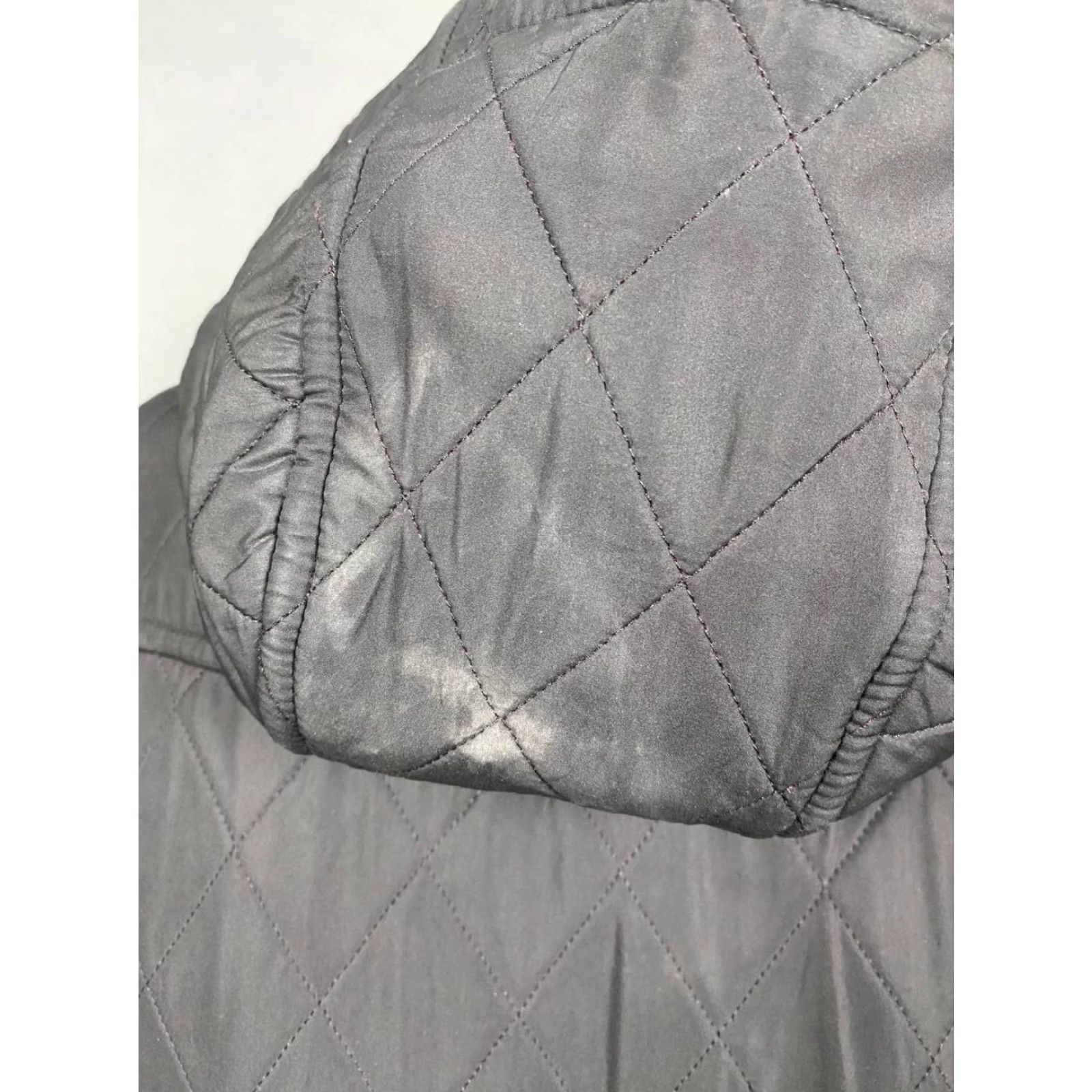 Barbour Barbour International Womens Quilted Jacket Long Sleeve Zip Belted Black 10 Jacket Womens Barbour International Quilted Belted Long Sleeve Black 10 Size L / US 10 / IT 46 - 6 Thumbnail