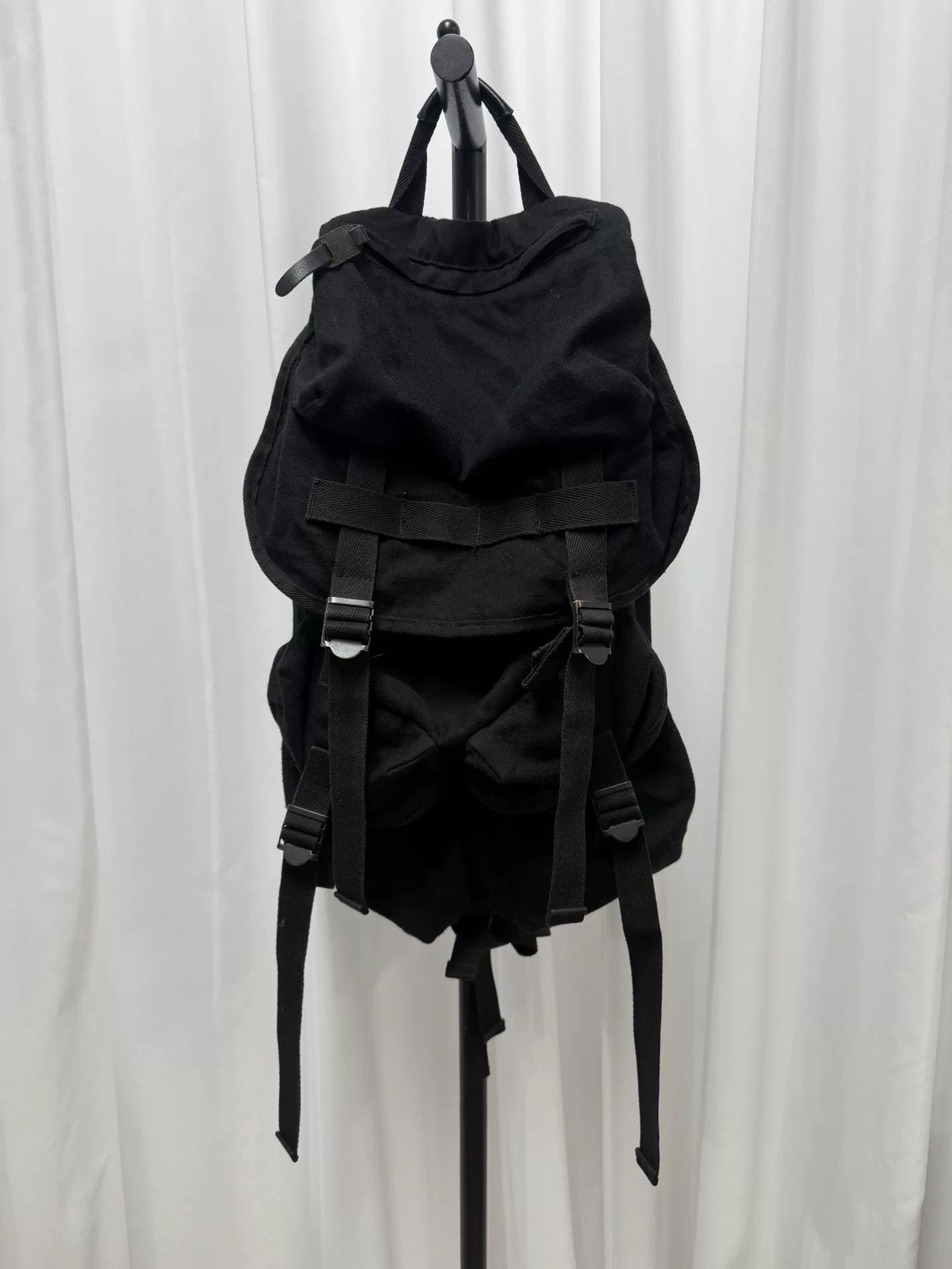 Yohji Yamamoto Yohji Yamamoto Y's Canvas Tactical Backpack Size ONE SIZE - 1 Thumbnail