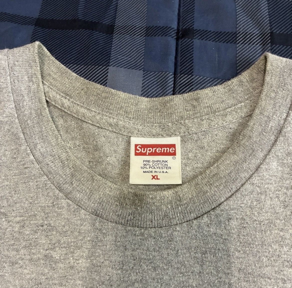 Supreme Supreme Time Tee Short Sleeve T-Shirt SS20 Heather Grey Size US XL / EU 56 / 4 - 5 Thumbnail