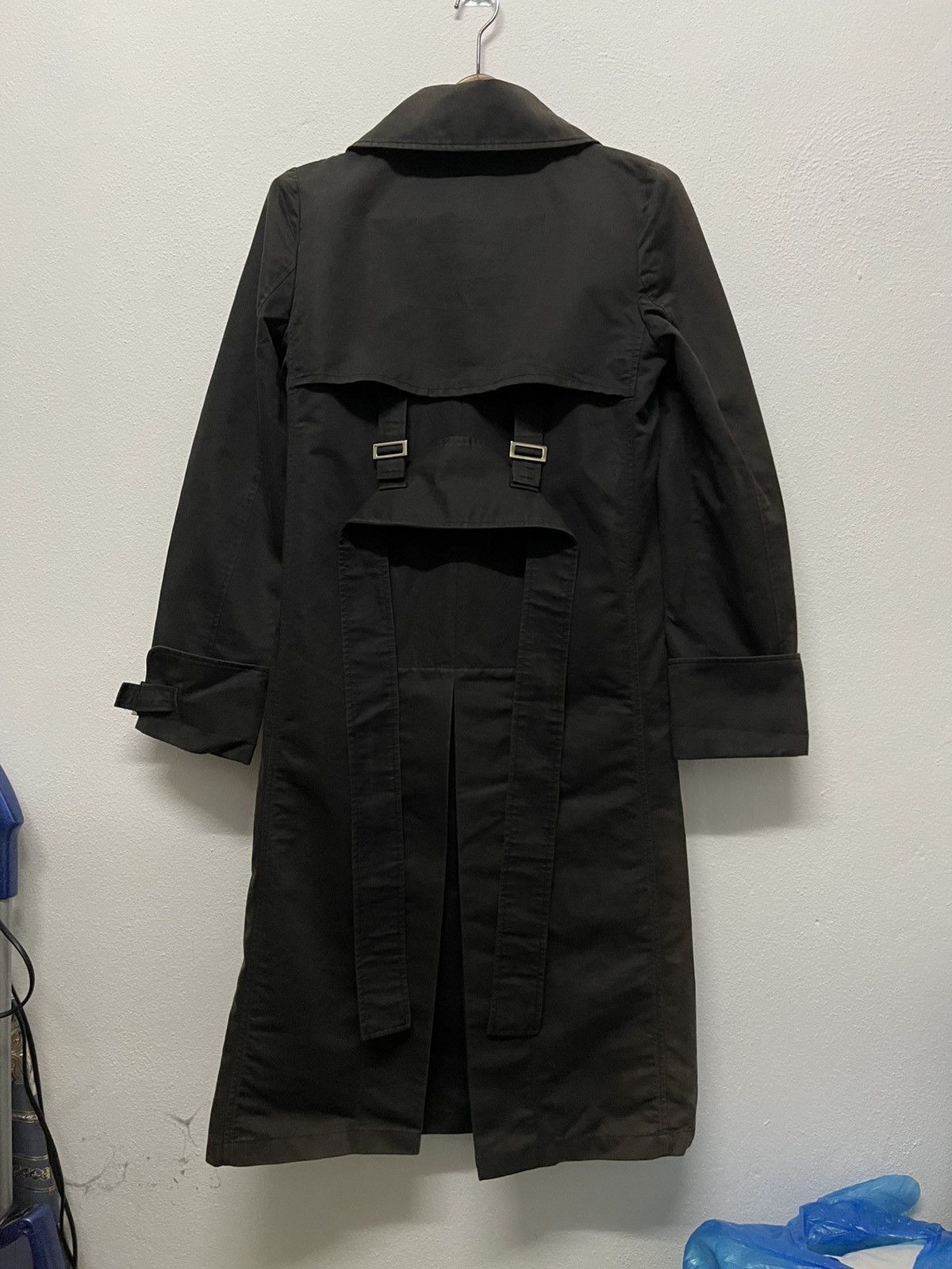 Gucci 90s GUCCI LONG TRENCH BELT LONG JACKET RARE Size US S / EU 44-46 / 1 - 3 Thumbnail