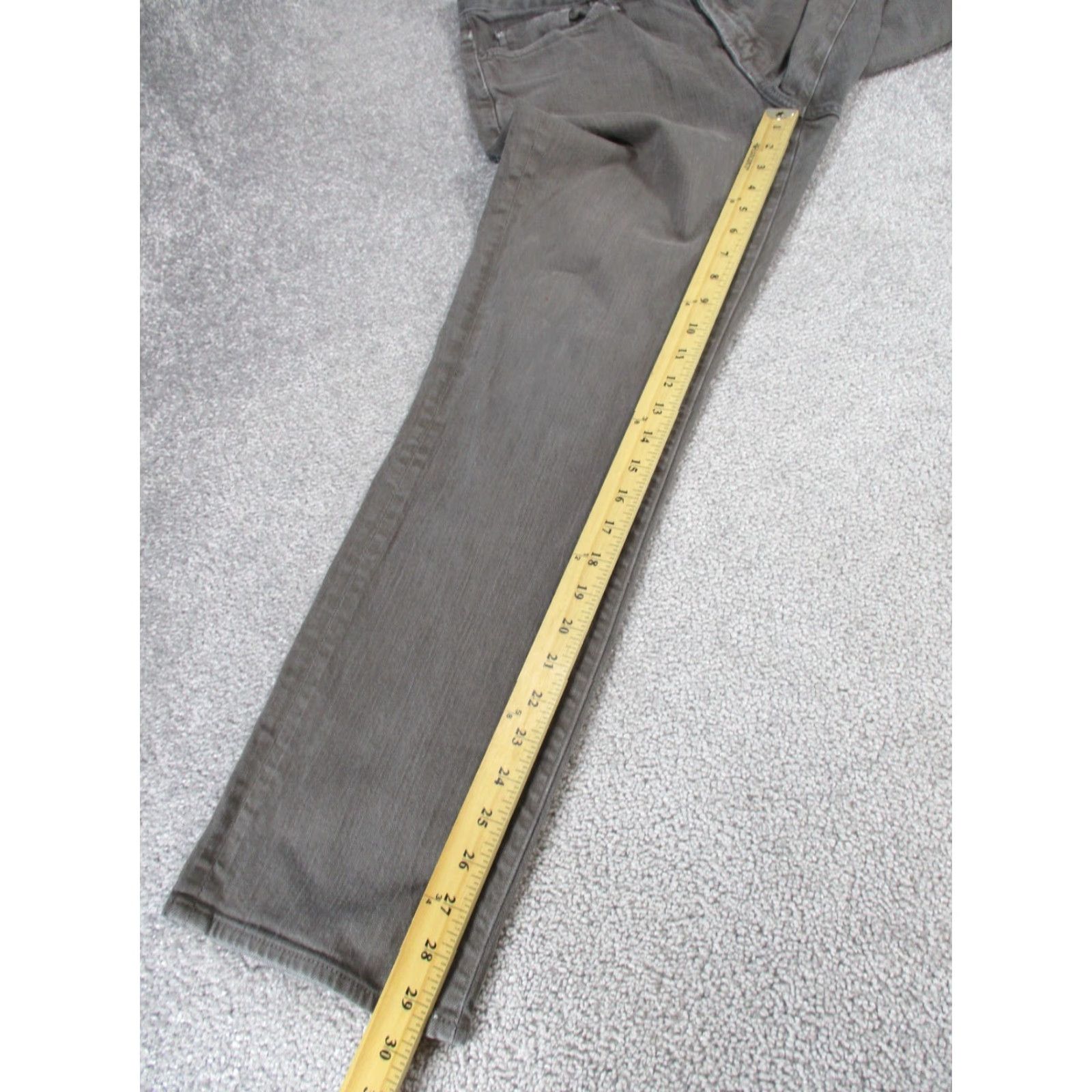 Bonobos Bonobos Travel Jeans Mens 33 Gray Denim Straight Fit 33X29 Size US 33 - 7 Thumbnail