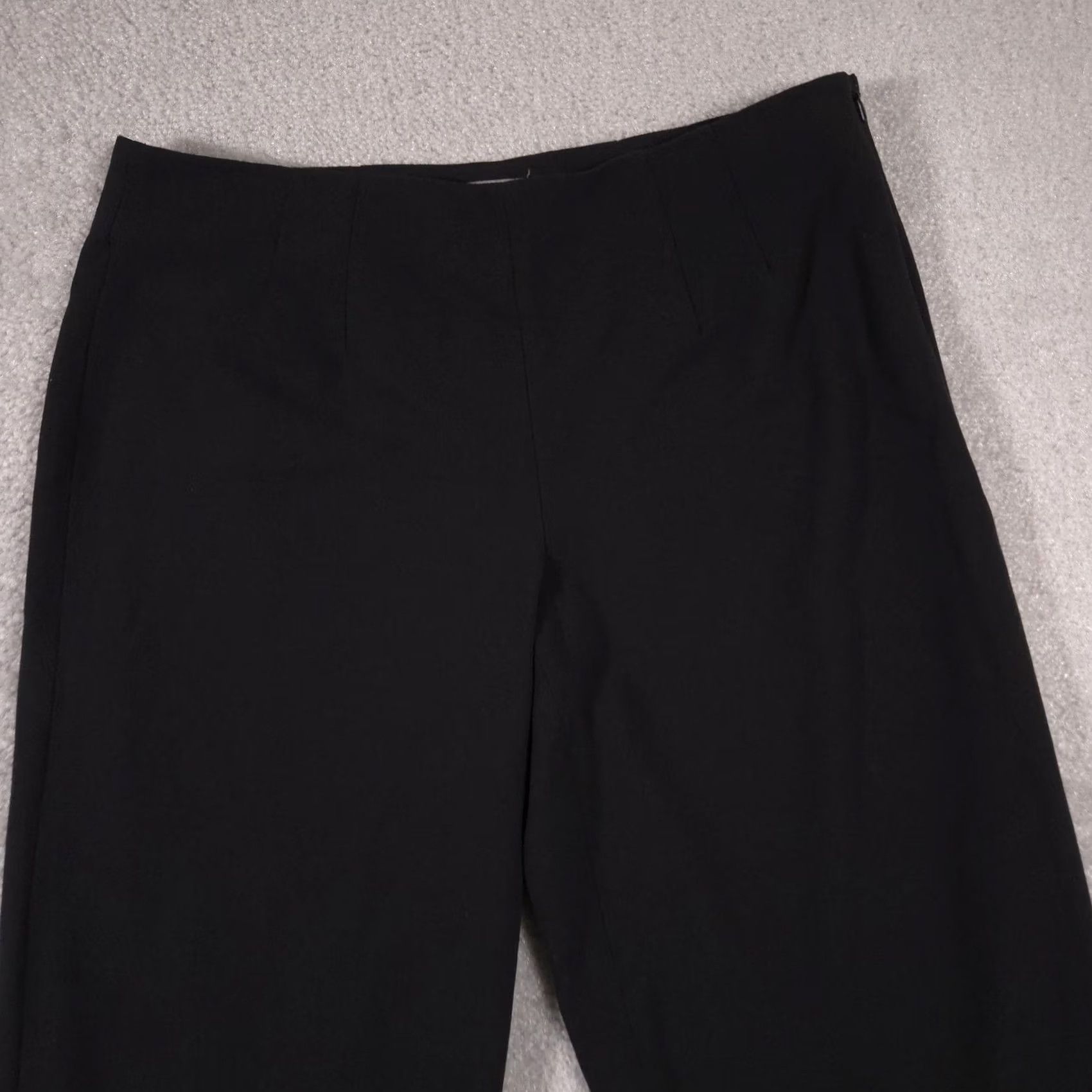 J. Jill J. Jill Pants Womens 8 Blue Dress Slacks Side Zip Stretch Straight Leg Work Size 30" / US 8 / IT 44 - 3 Thumbnail