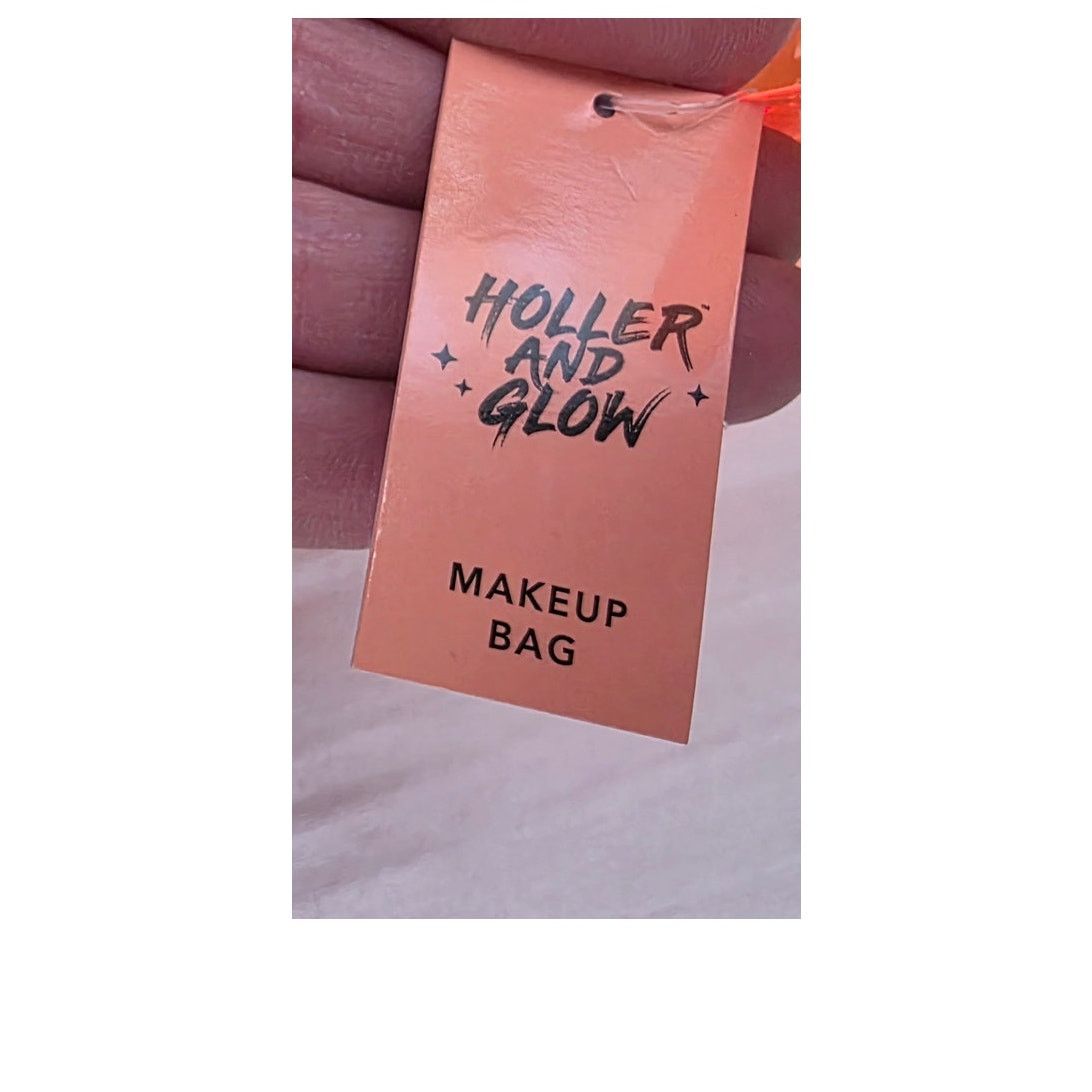 Other Holler and Glow Neon Orange Clear Makeup Bag Cosmetic Size ONE SIZE - 6 Thumbnail