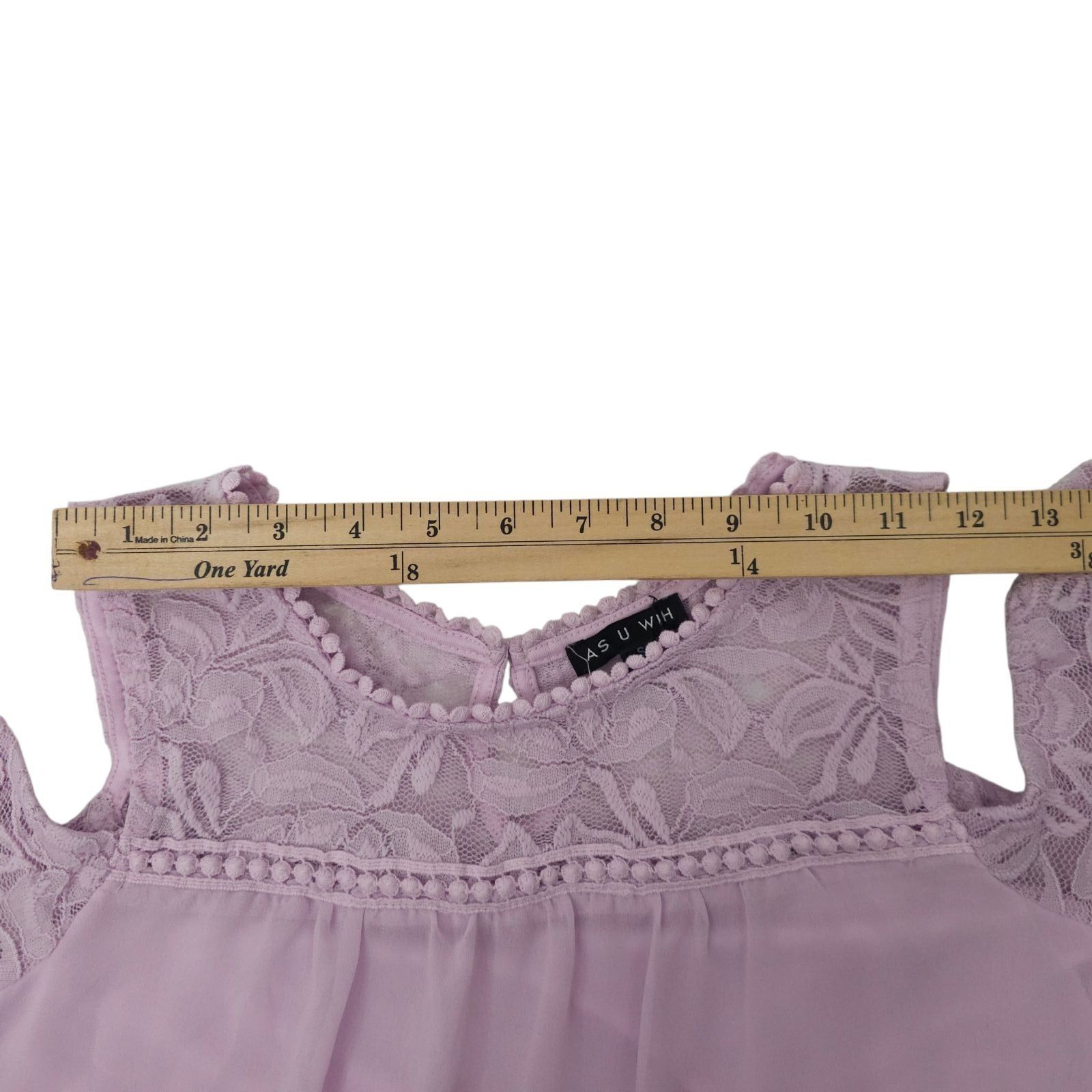 Other As U Wish Shift Dress S Lace Cold Shoulder Cottagecore Roman Size S / US 4 / IT 40 - 4 Thumbnail