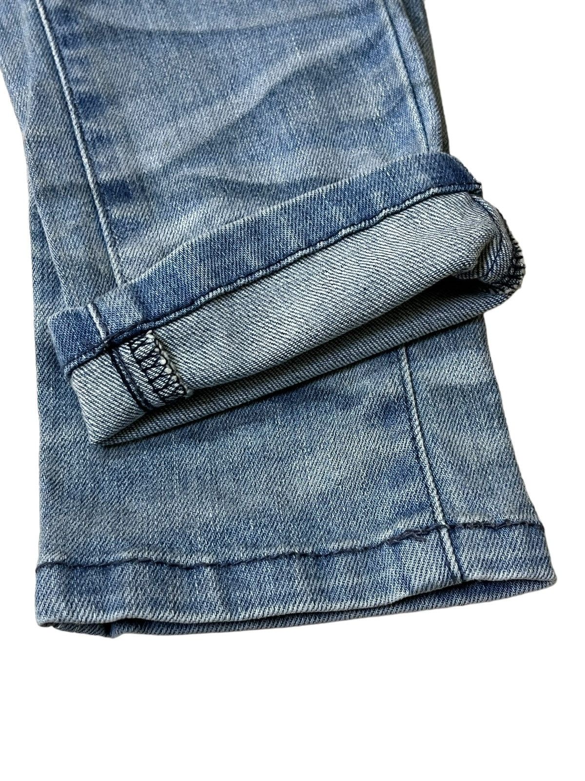 Tornado Mart VINTAGE TORNADO MART STRETCH COTTON SKINNY FADE JEANS Size US 30 / EU 46 - 11 Thumbnail