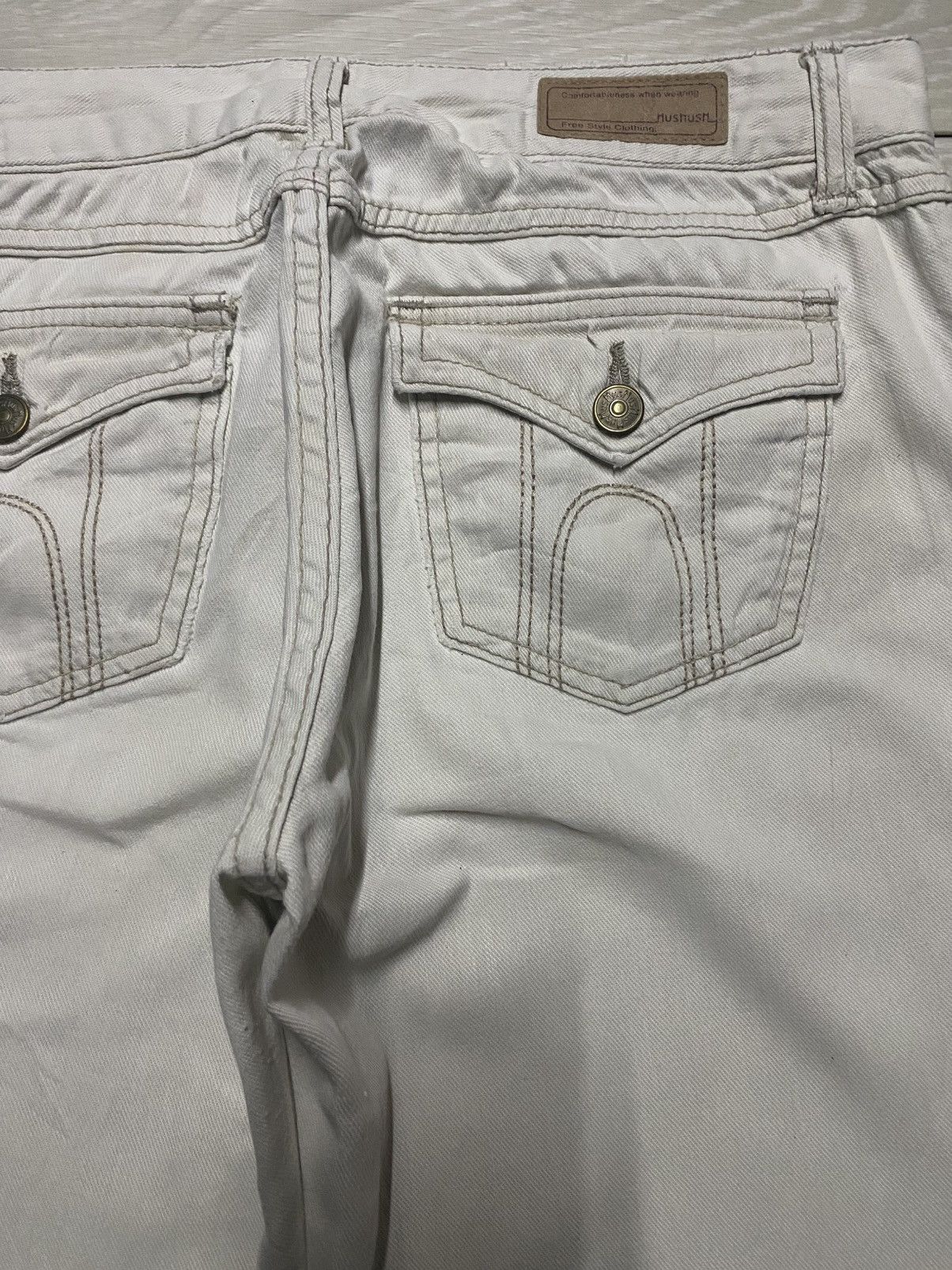Japanese Brand Vintage Japanese Brand Hushush Flare Soft Pants Size US 31 - 8 Thumbnail