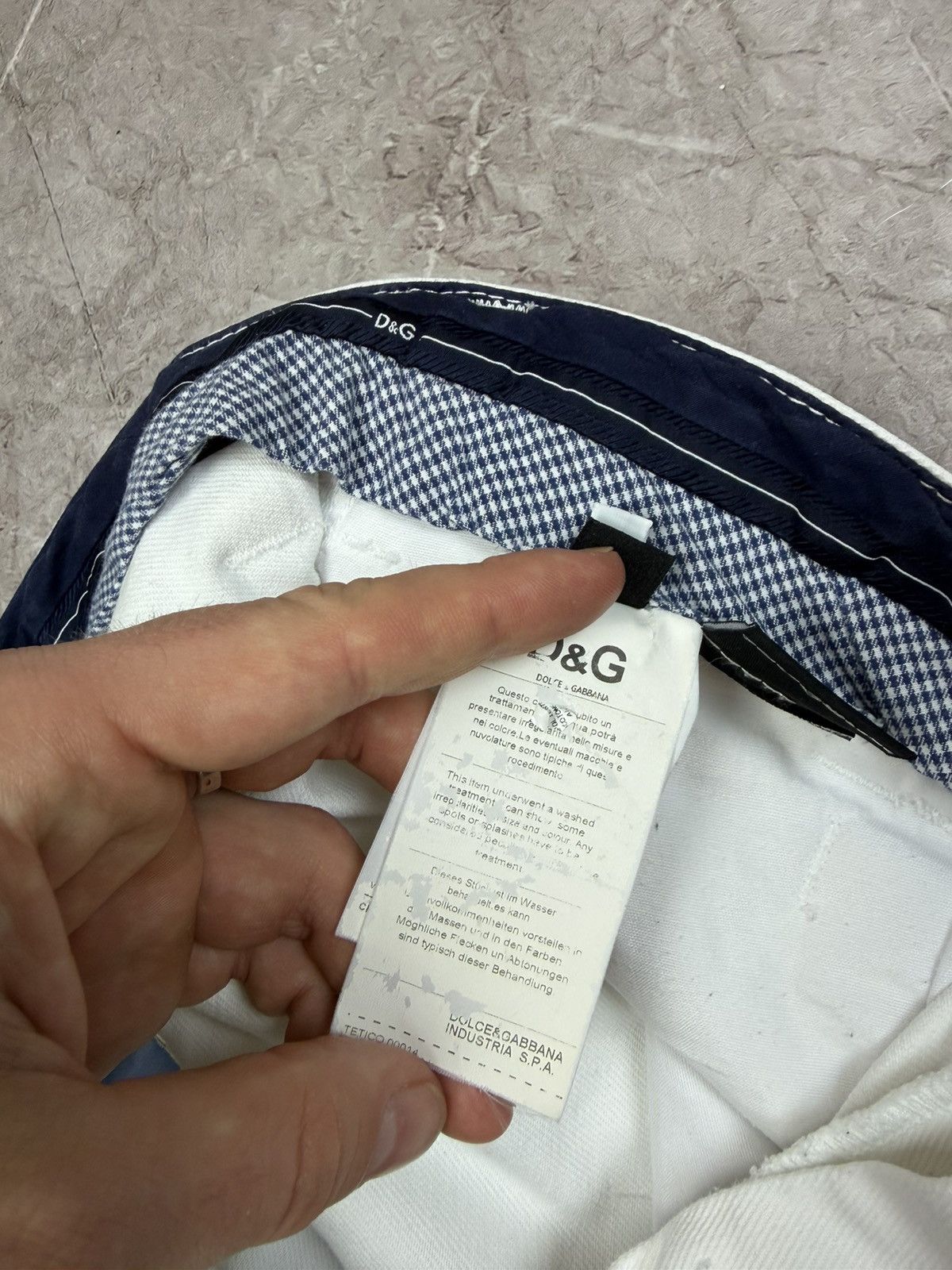 Dolce & Gabbana Dolce & Gabbana White Jeans Cinch Back Size US 34 / EU 50 - 15 Thumbnail