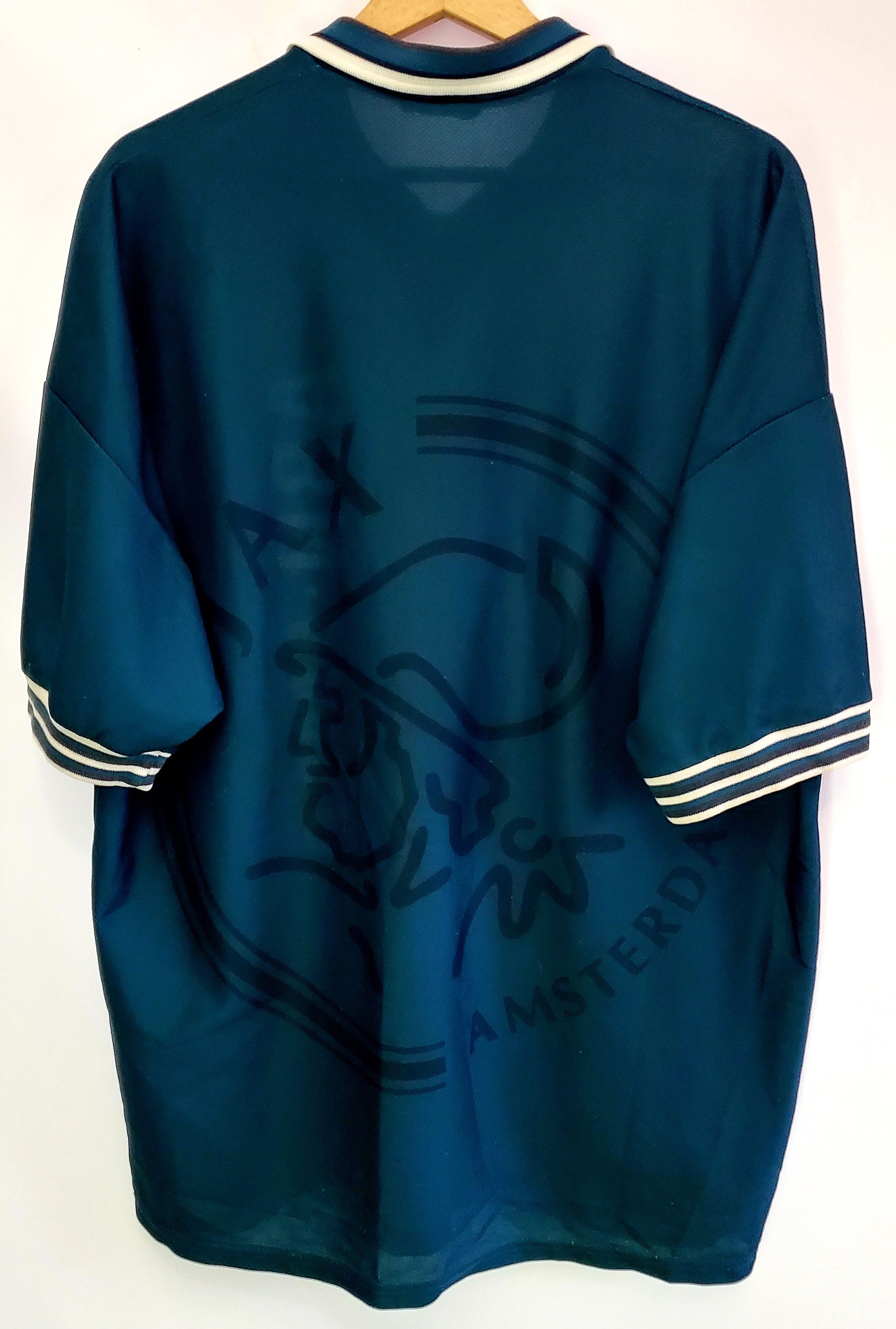 Umbro × Vintage AFC AJAX NETHERLANDS 1995/1996 AWAY FOOTBALL SHIRT JERSEY Xl Size US XL / EU 56 / 4 - 2 Thumbnail