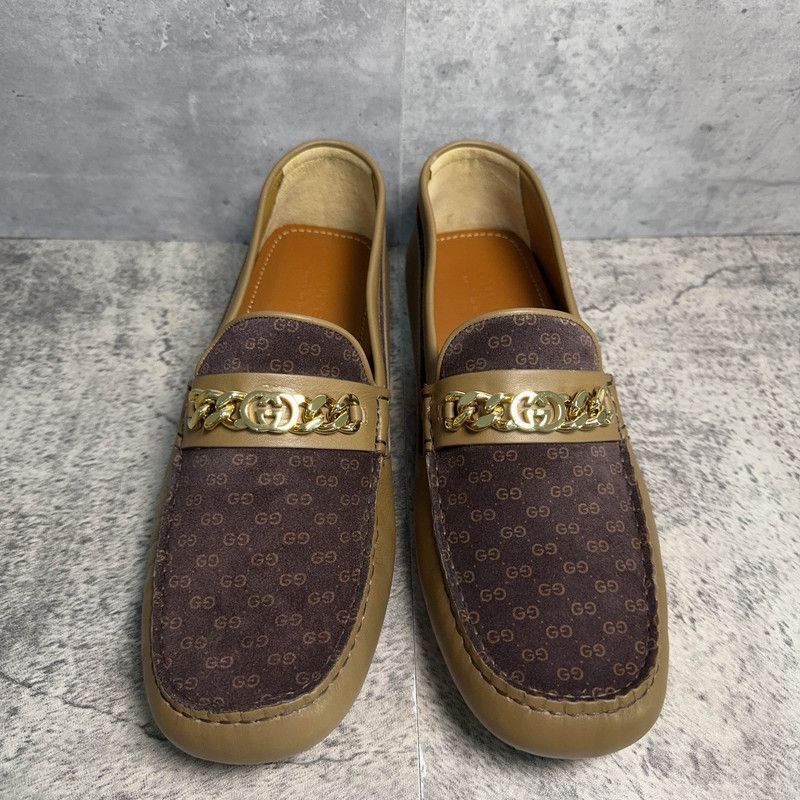Gucci Gucci Interlocking Suede Casual Shoes for Men - Size US 10.5 / EU 43-44 - 2 Thumbnail
