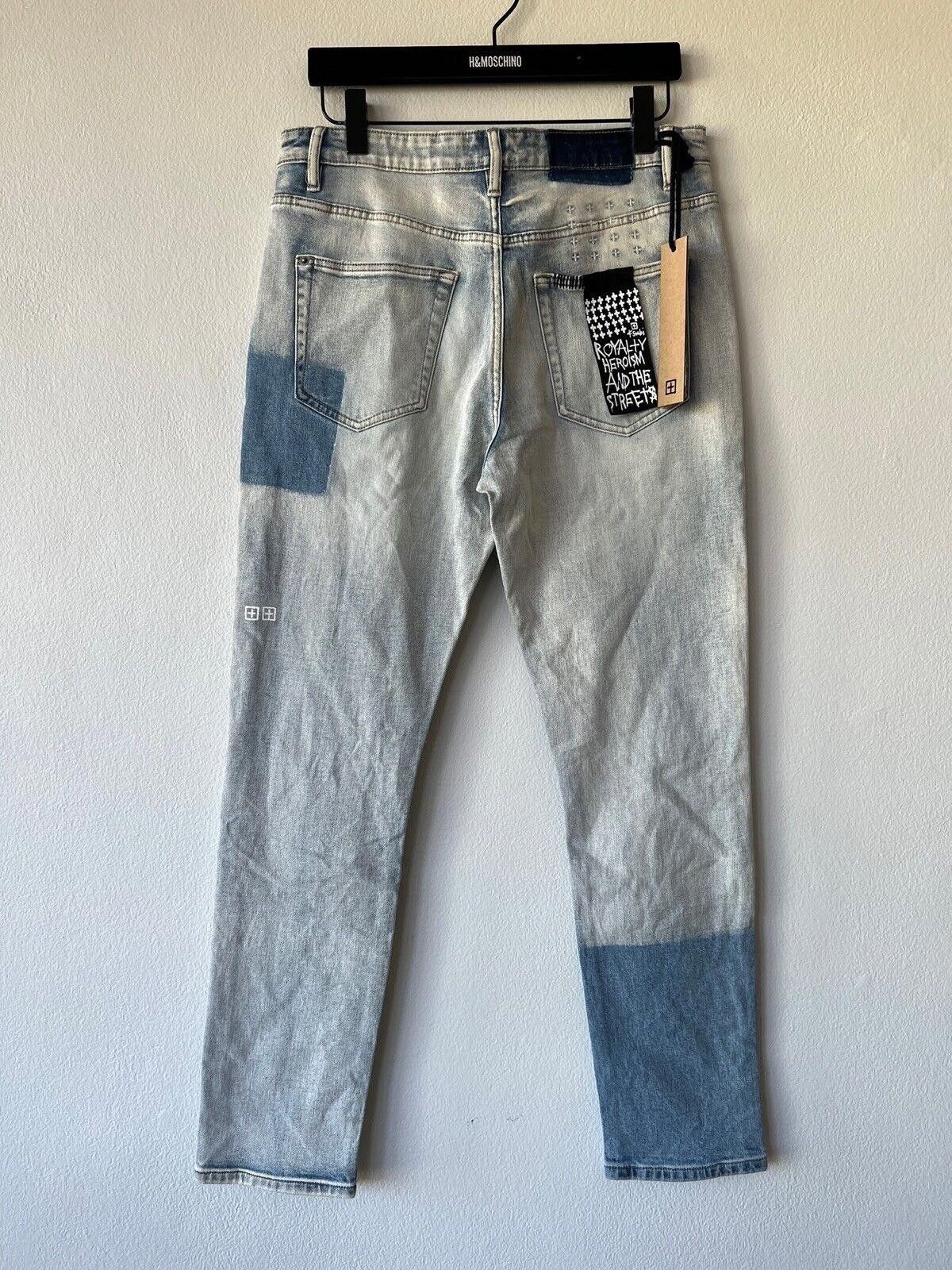 Ksubi new Ksubi mens denim jean 32 blue wolfgang two tone rip Size US 32 / EU 48 - 5 Thumbnail