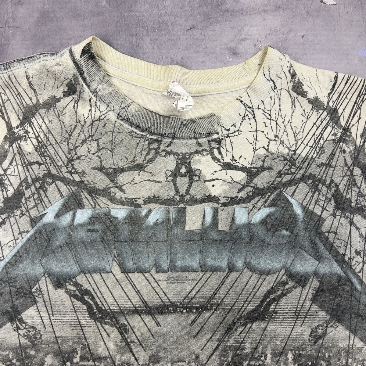 Band Tees Rare! Metallica Vintage Overprint Tee 00s Size US L / EU 52-54 / 3 - 6 Thumbnail